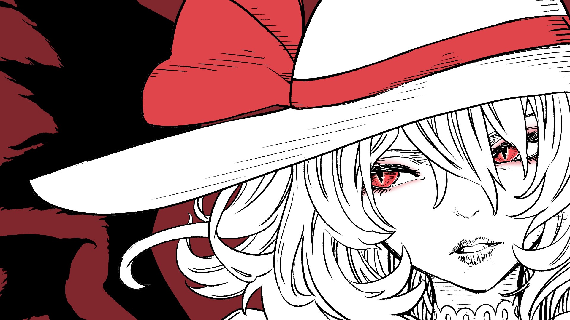 Remilia Scarlet from Touhou Project HD Wallpaper