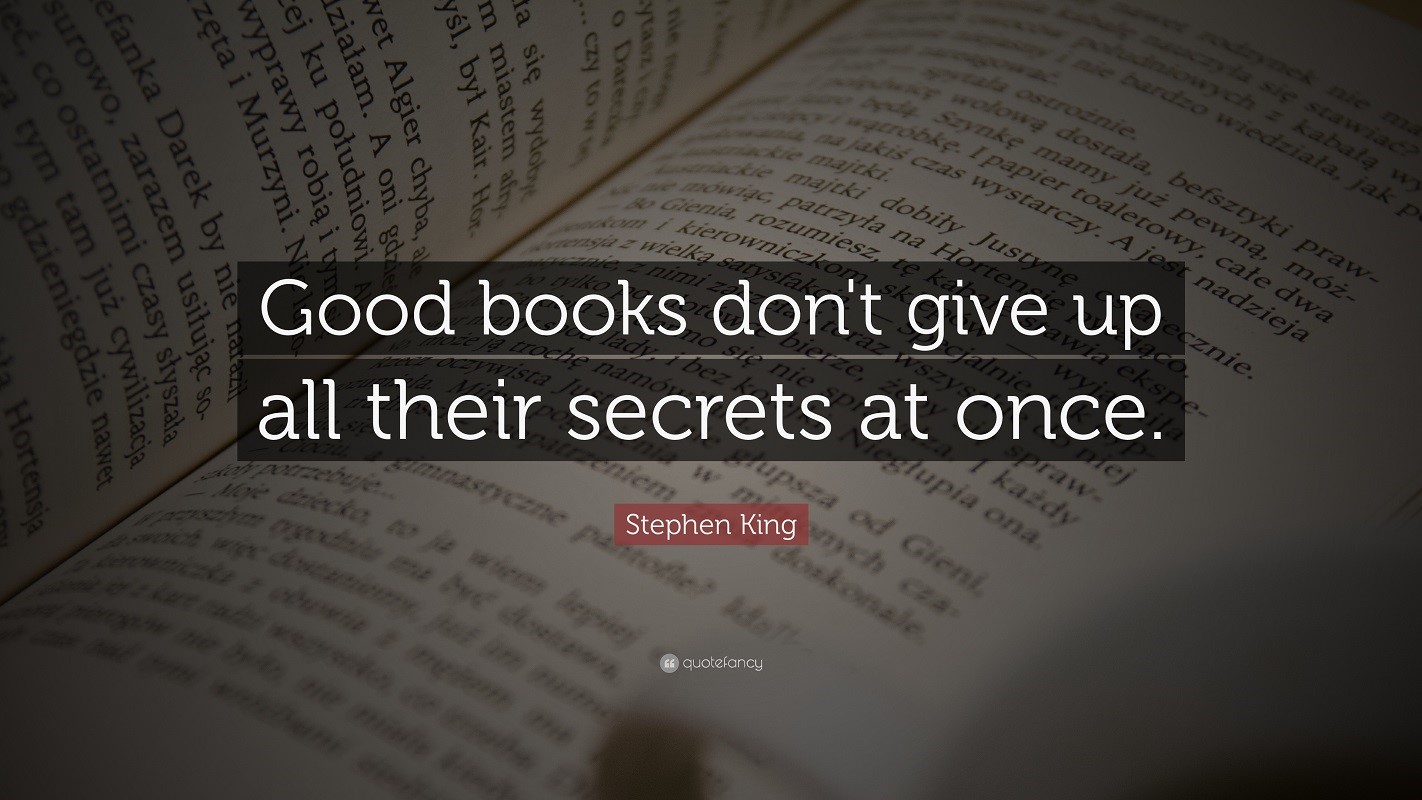 Stephen King quote about books HD Wallpaper