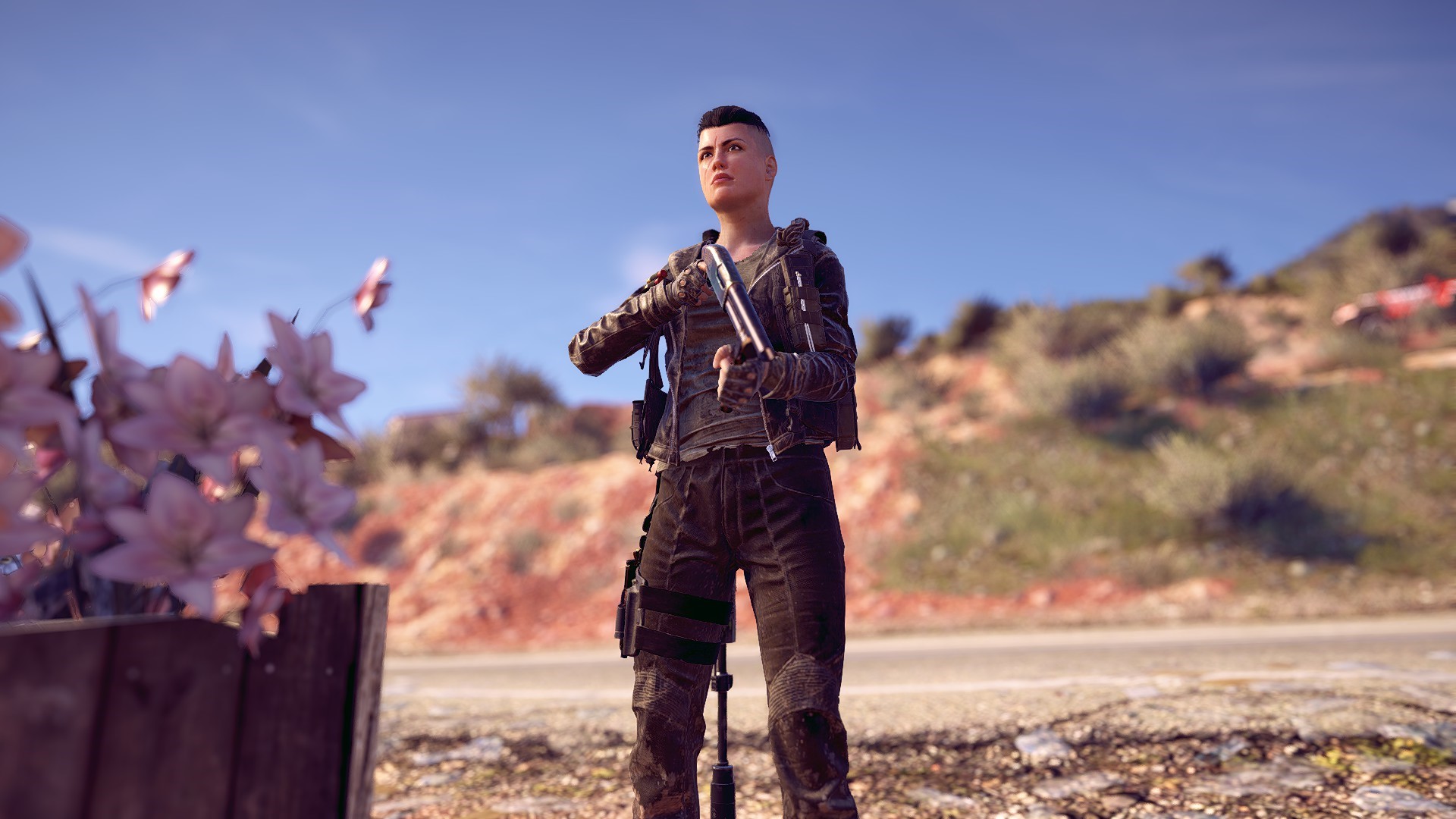 Woman with shotgun in Ghost Recon Wildlands HD Wallpaper