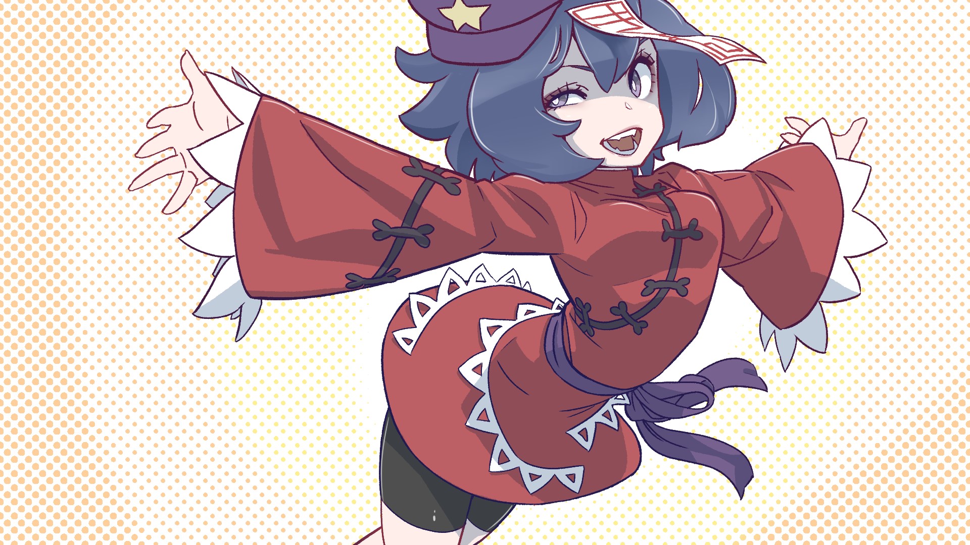 Miyako Yoshika from Touhou HD Wallpaper