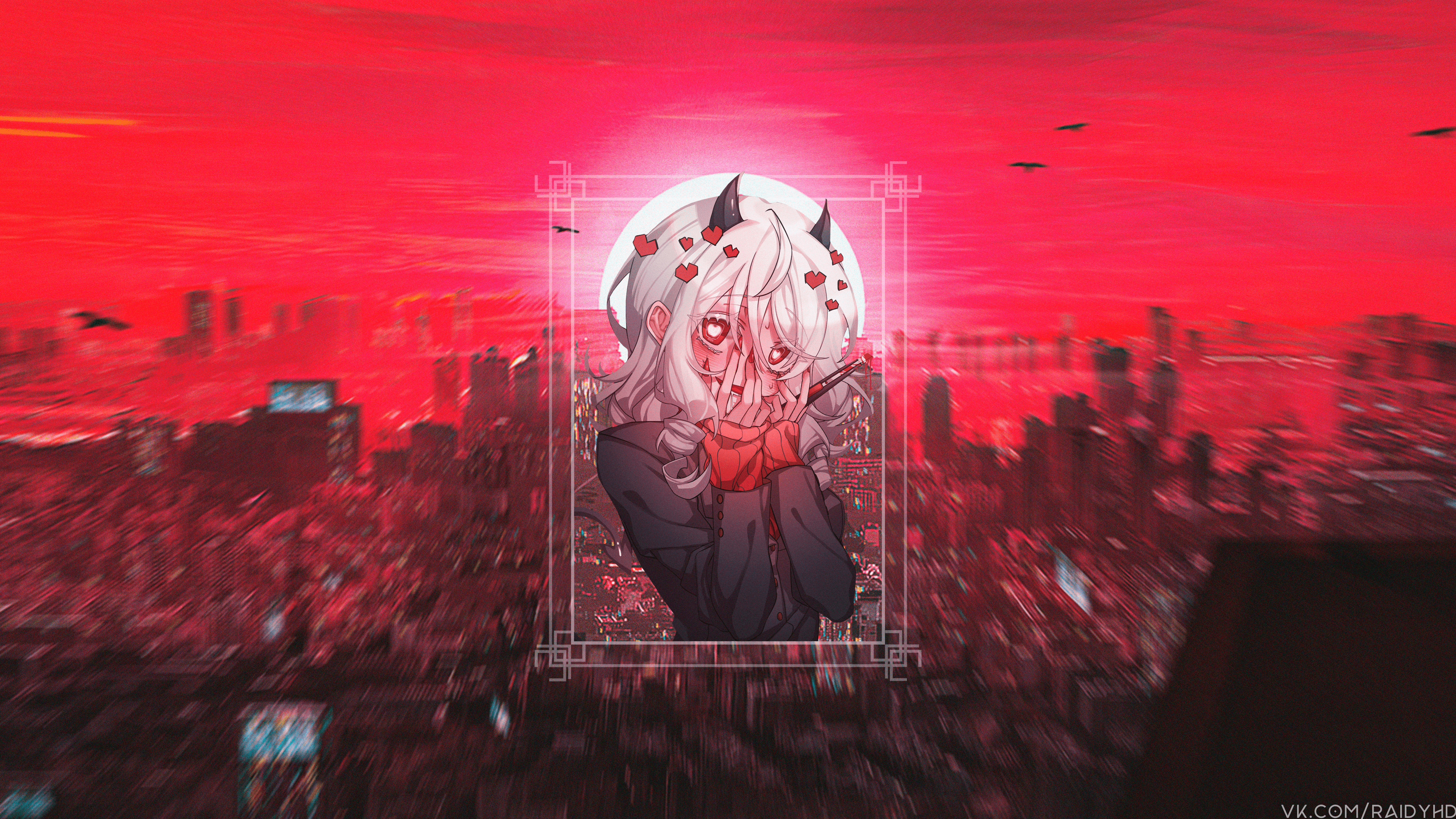 Modeus from Helltaker in 4K HD Wallpaper
