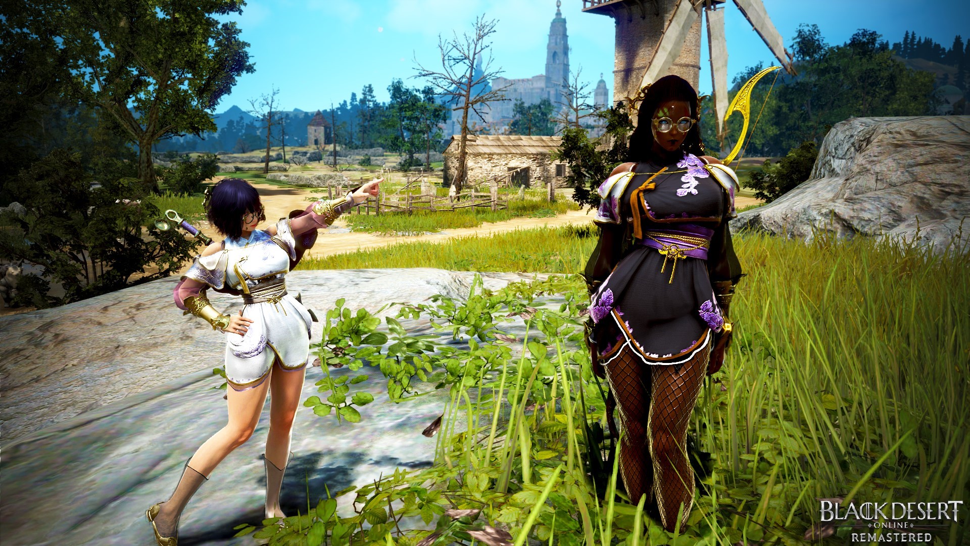 Two female characters in Black Desert Online HD Wallpaper