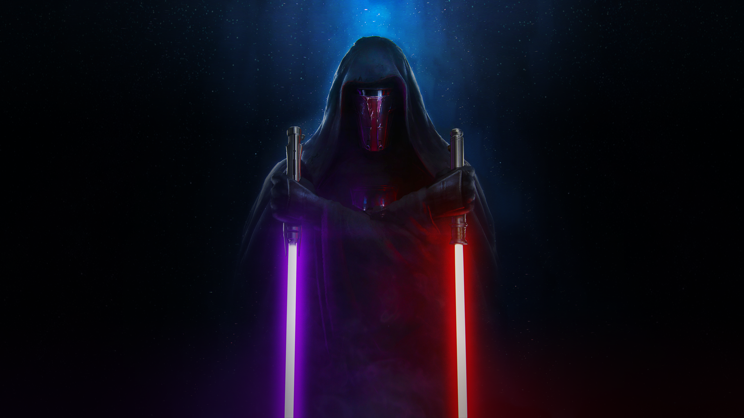 Darth Revan with Dual Lightsabers HD Wallpaper