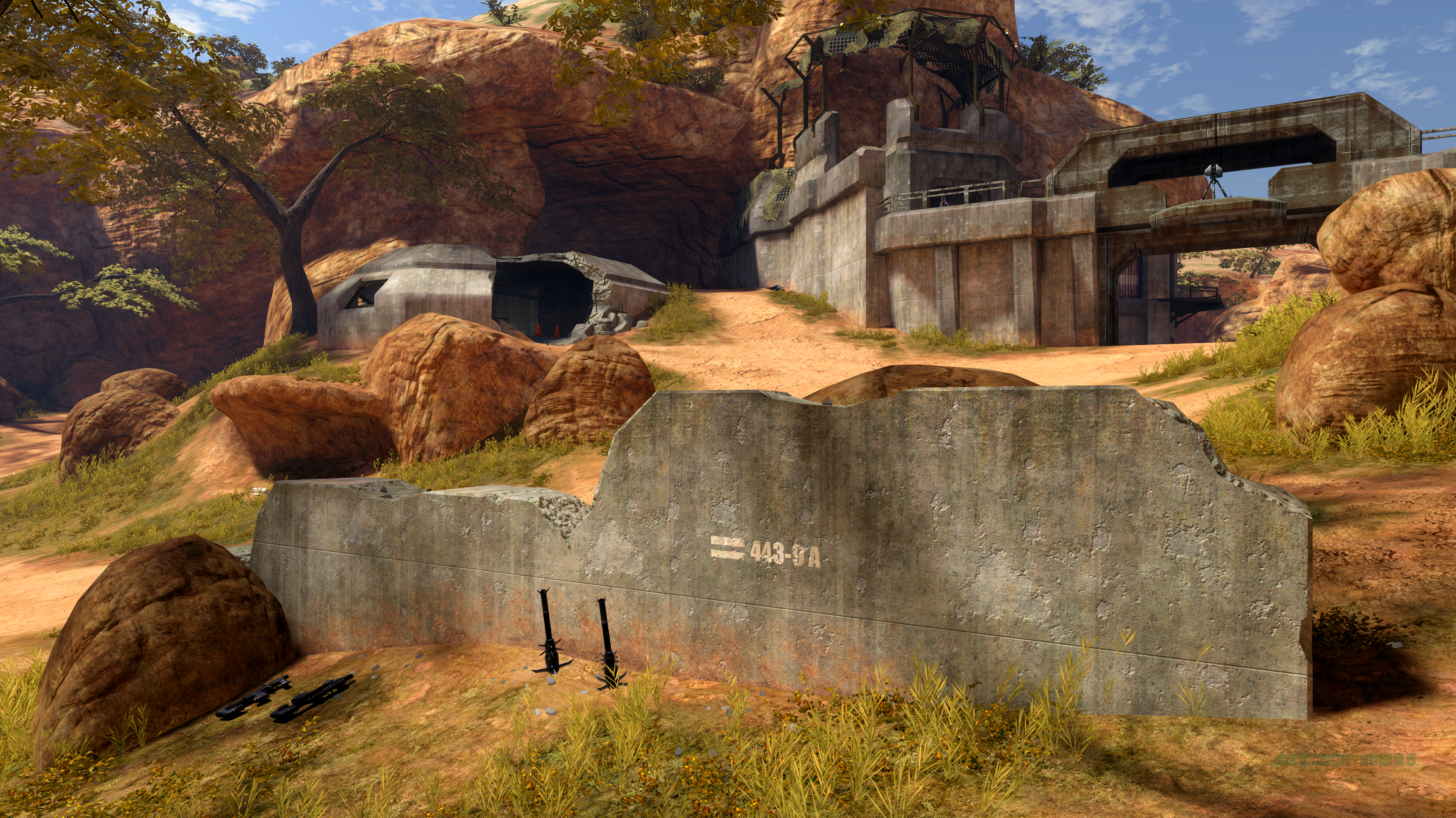 Halo 3 High Ground Multiplayer Map Bunker HD Wallpaper