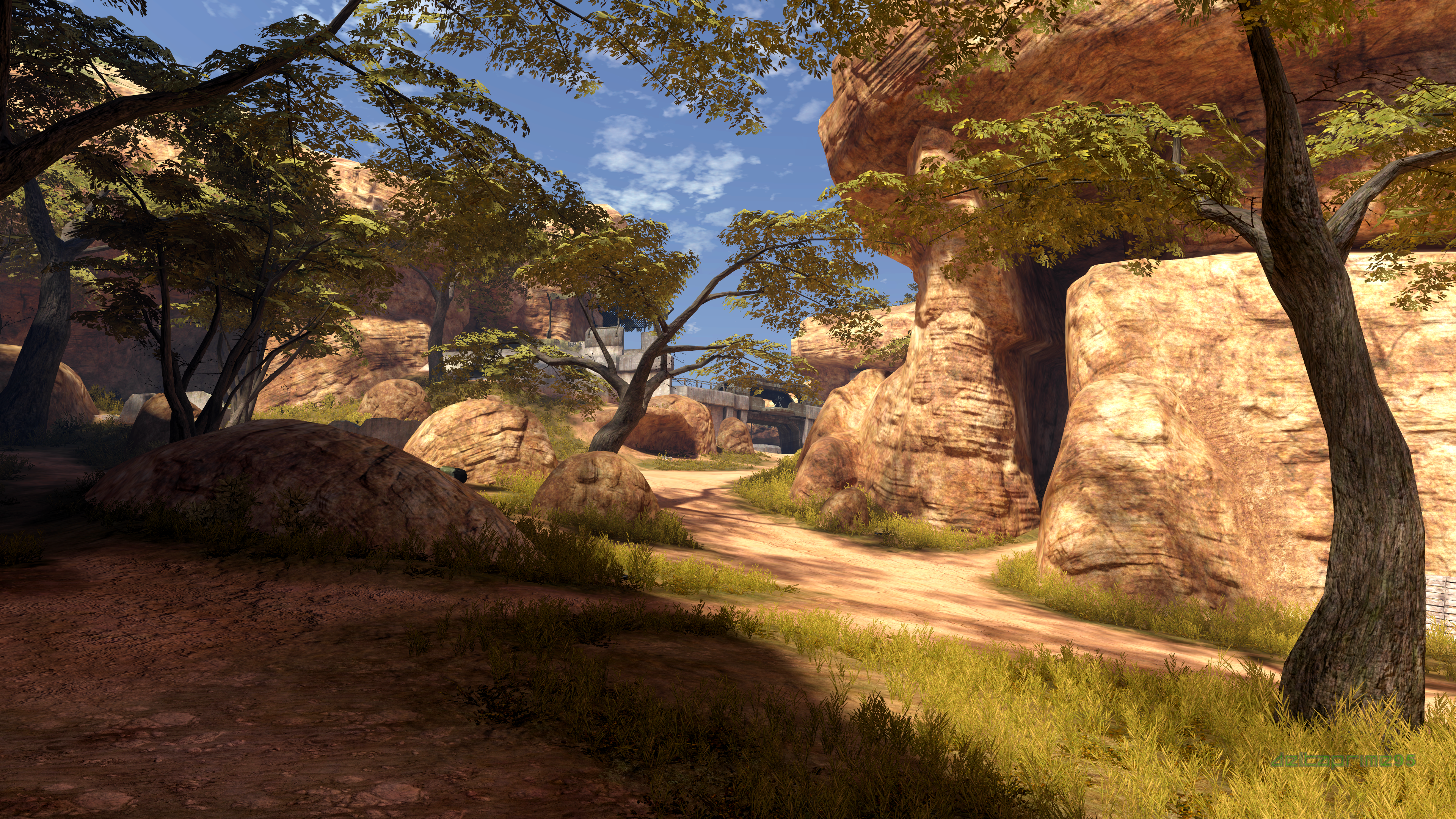 Halo 3 High Ground Multiplayer Map HD Wallpaper