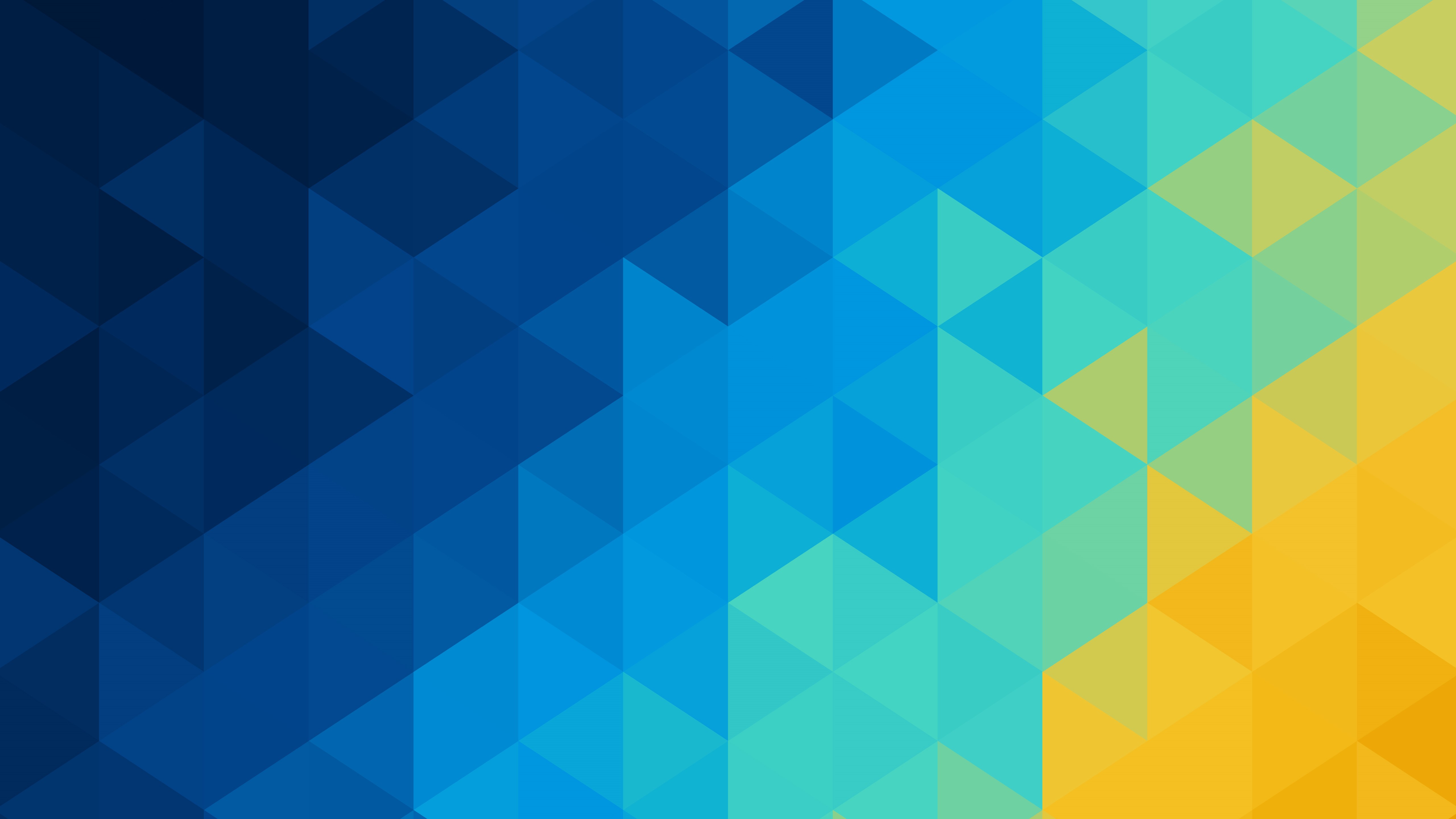 Abstract geometric pattern with blue and yellow gradient HD Wallpaper