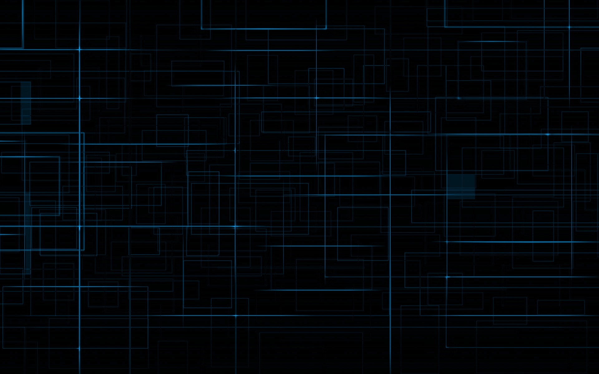 Abstract blue lines on black background HD Wallpaper