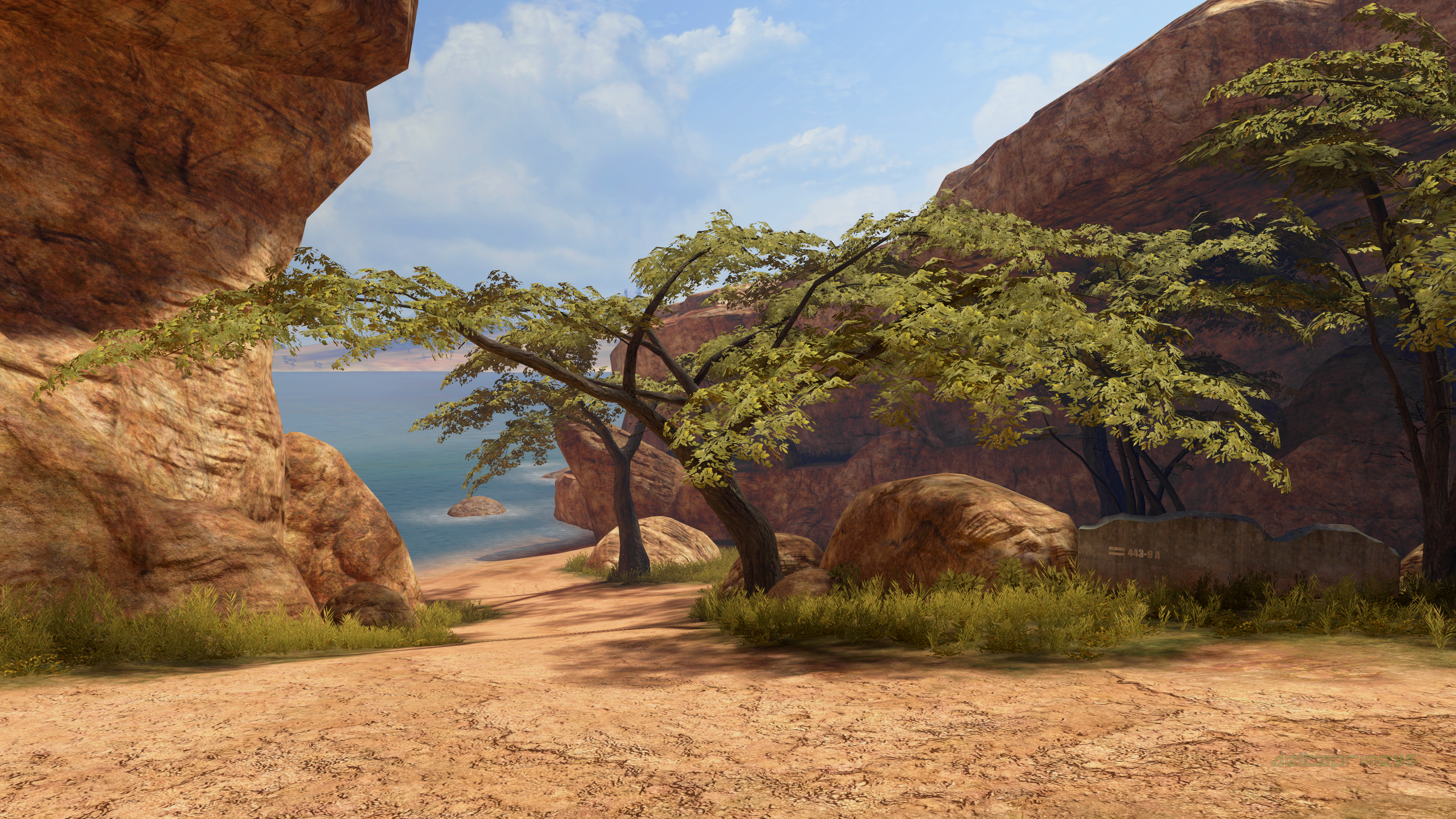 Halo 3 High Ground Multiplayer Map 4K HD Wallpaper