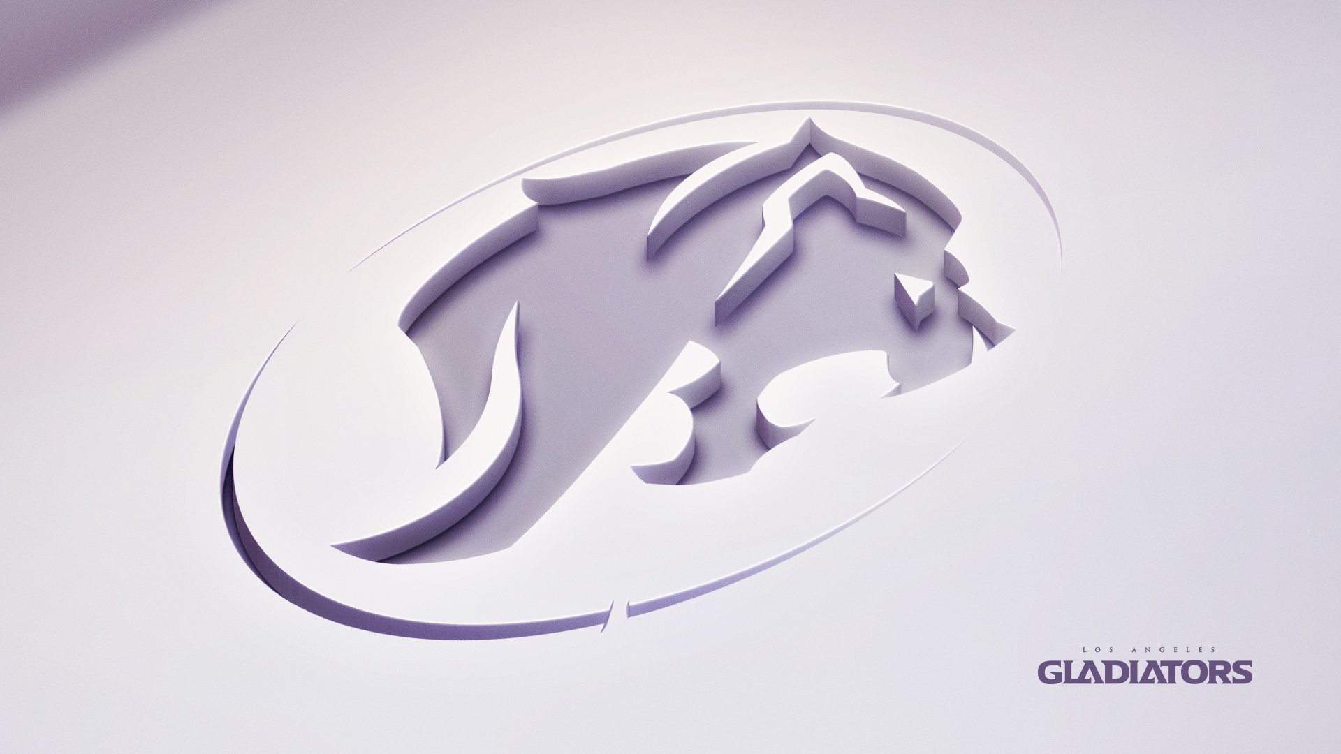 Los Angeles Gladiators Overwatch League logo HD Wallpaper