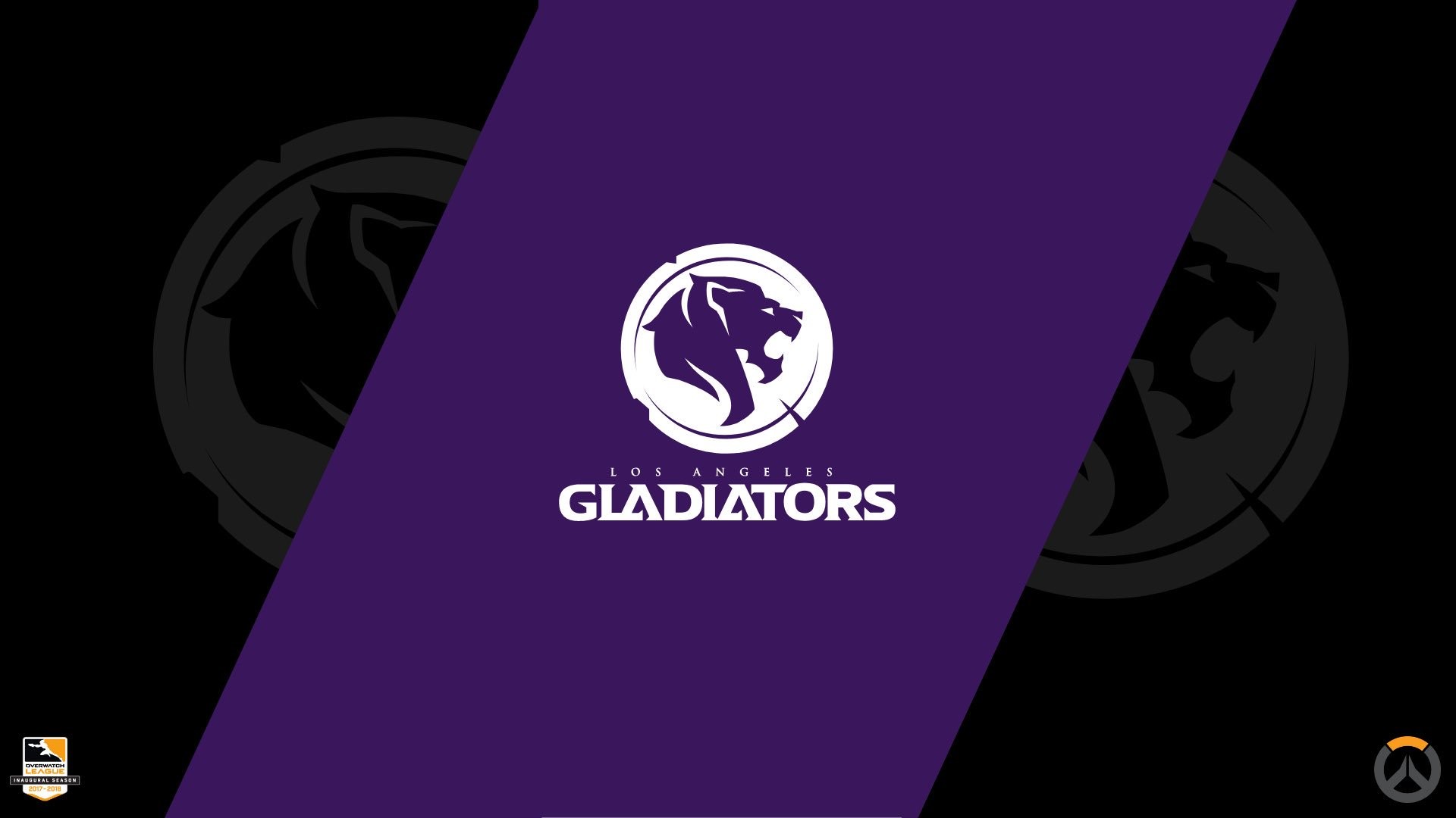 Los Angeles Gladiators Overwatch League Logo HD Wallpaper