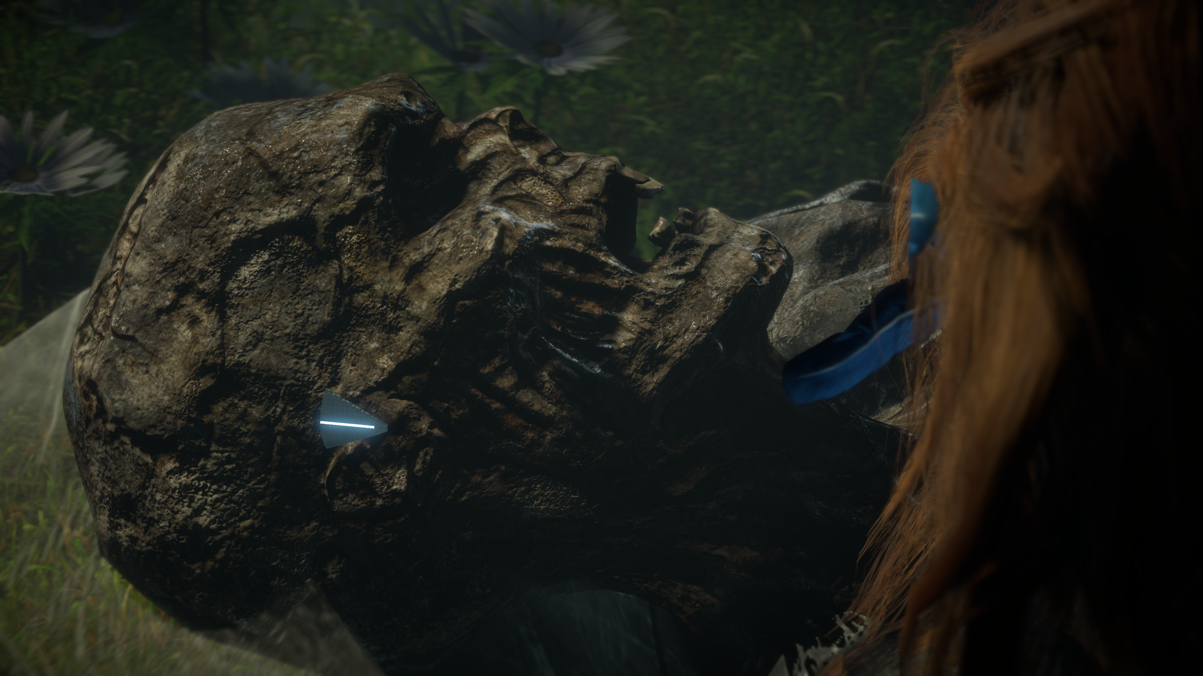 Aloy from Horizon Zero Dawn examines a mummy HD Wallpaper
