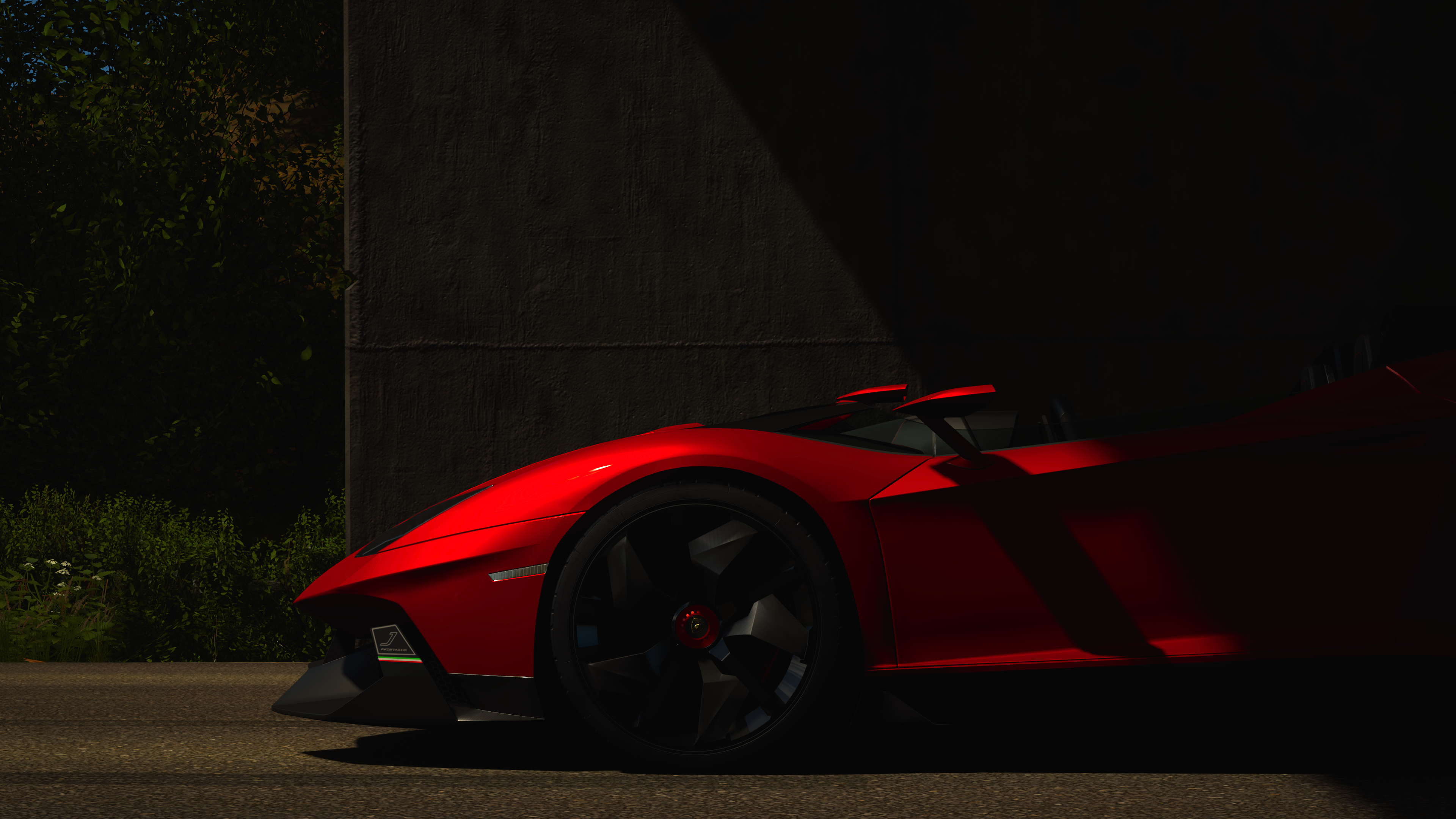 4K Red Lamborghini Super Car in Forza Horizon 4 HD Wallpaper