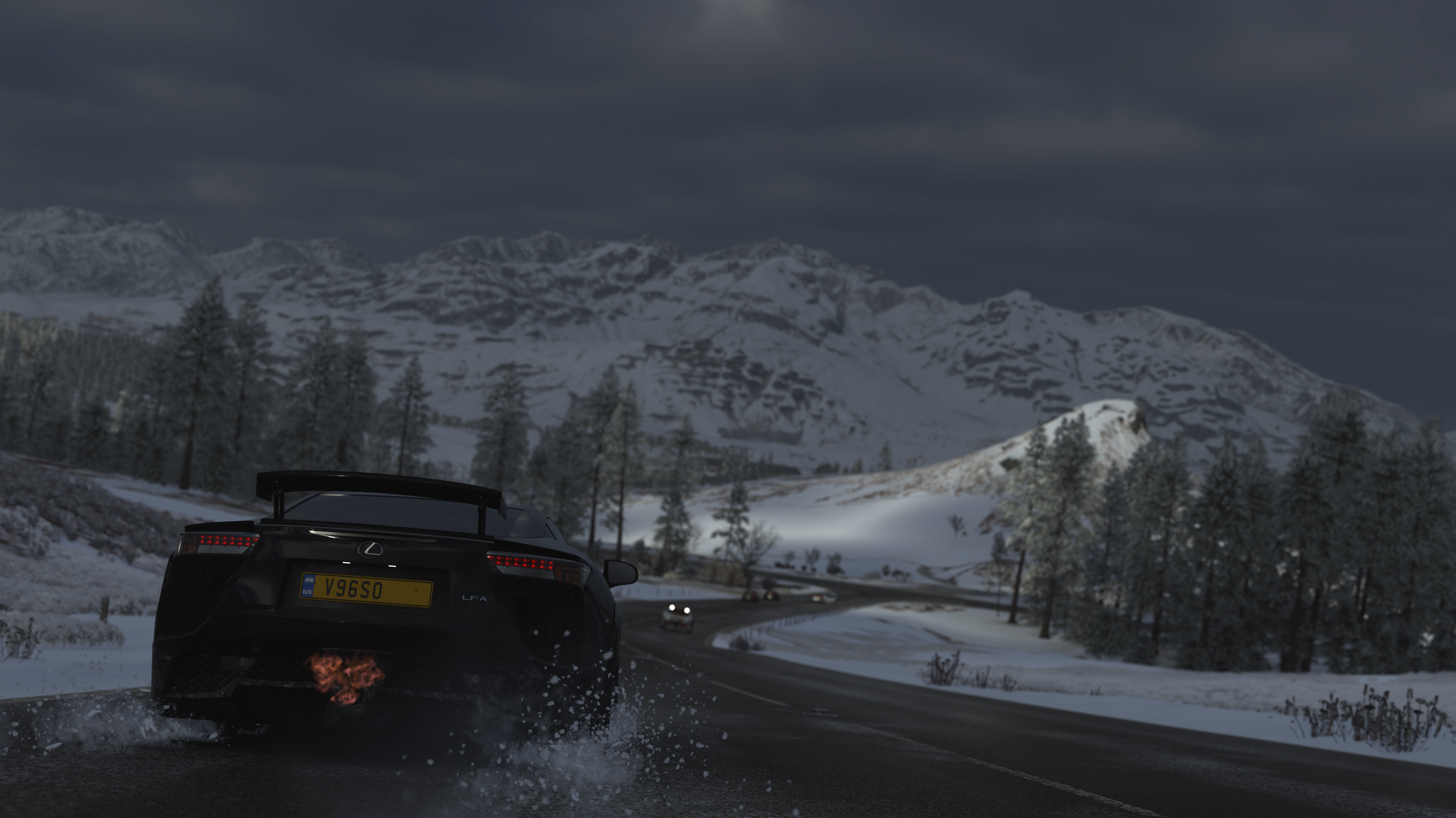 4K Forza Horizon 4 Lexus LFA in Snow HD Wallpaper