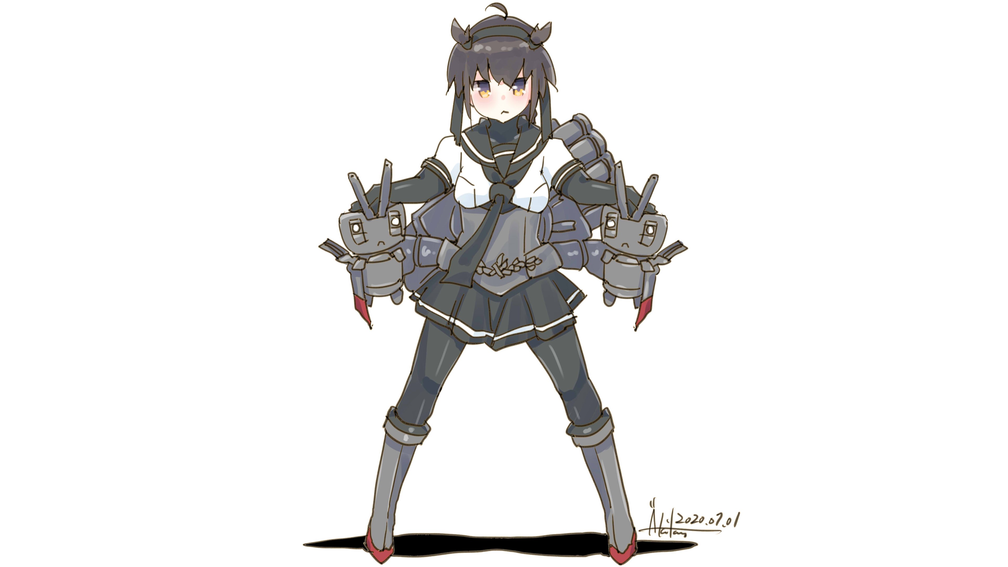 Hatsuzuki from Kantai Collection HD Wallpaper
