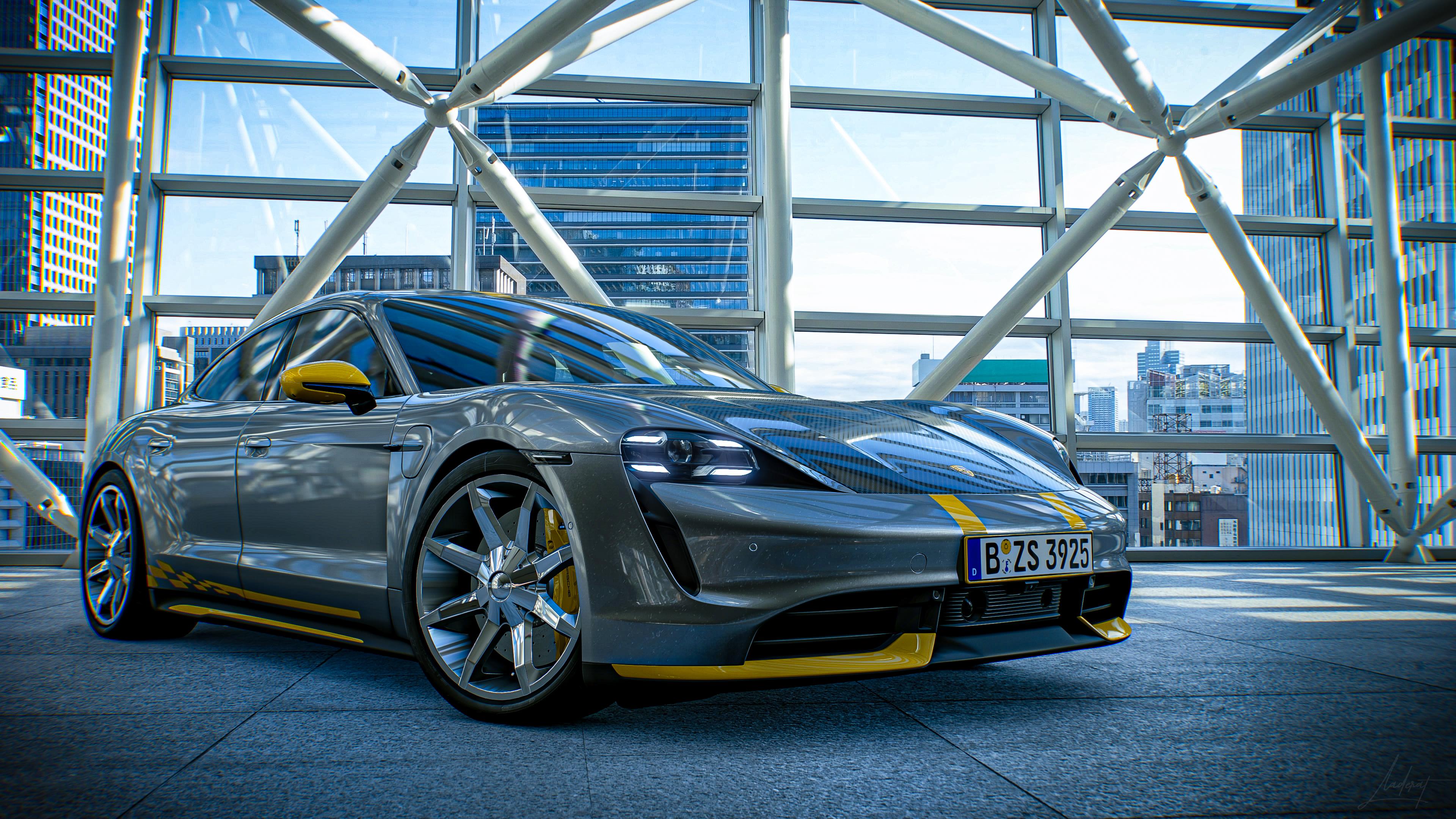Porsche Taycan in Gran Turismo Sport HD Wallpaper