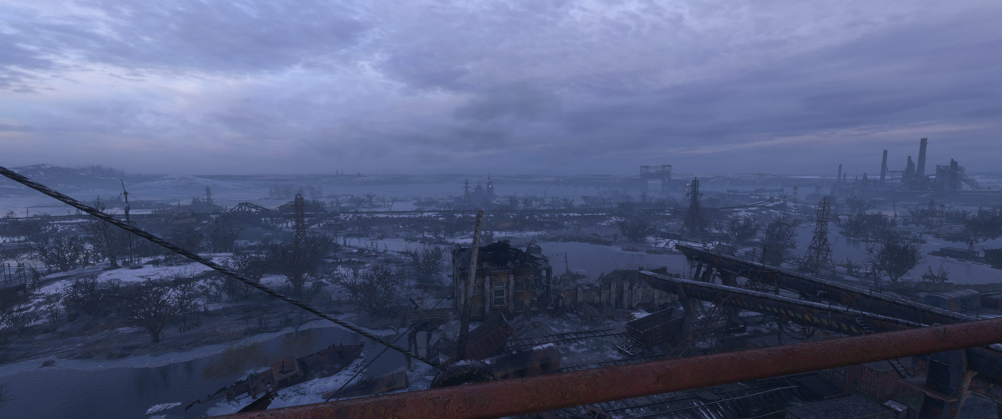 Apocalyptic landscape in Metro Exodus HD Wallpaper