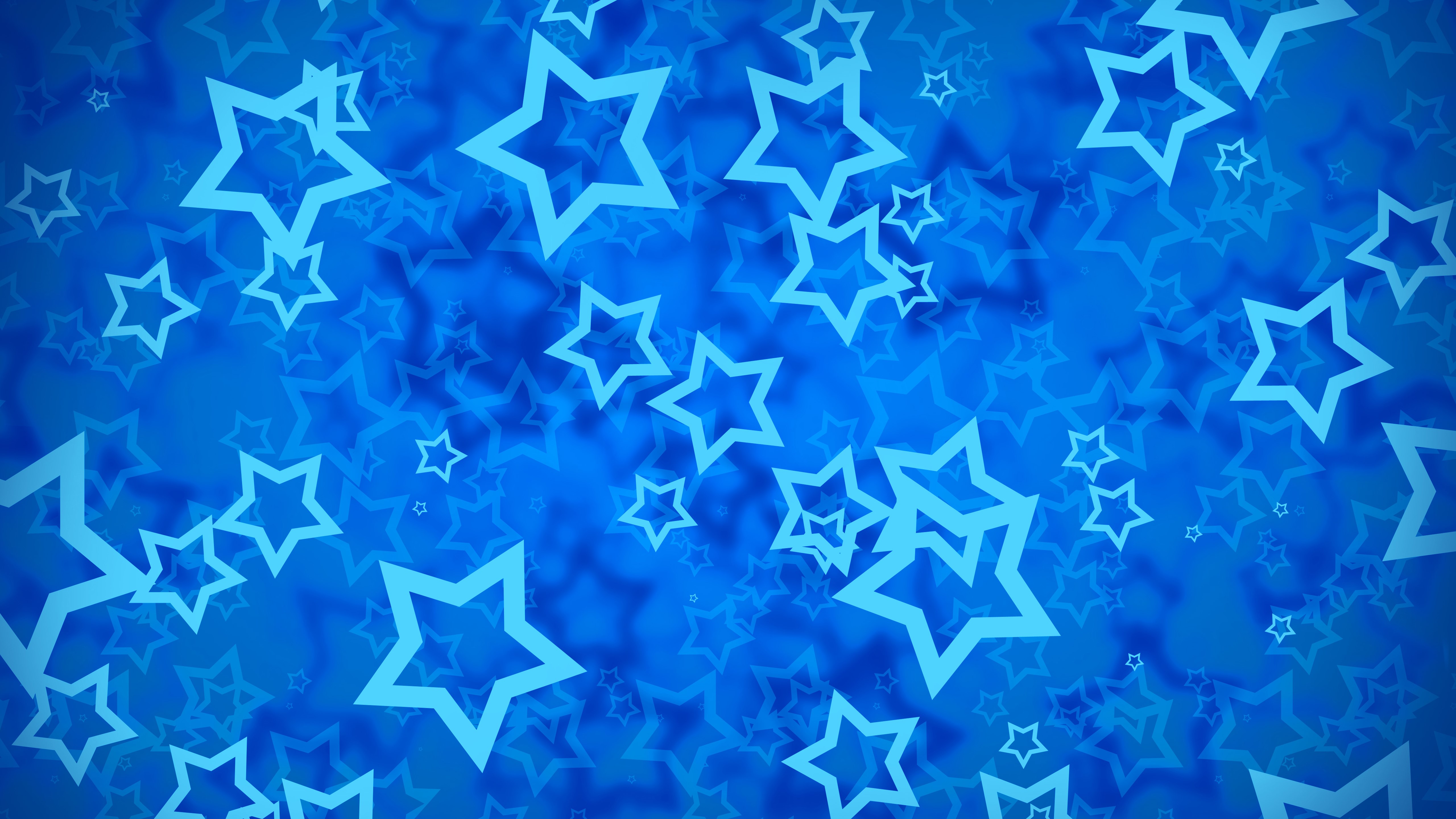 Blue abstract background with stars HD Wallpaper