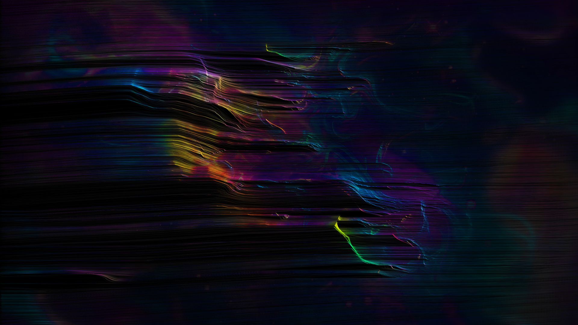 Abstract colorful light streaks by Stu Ballinger HD Wallpaper