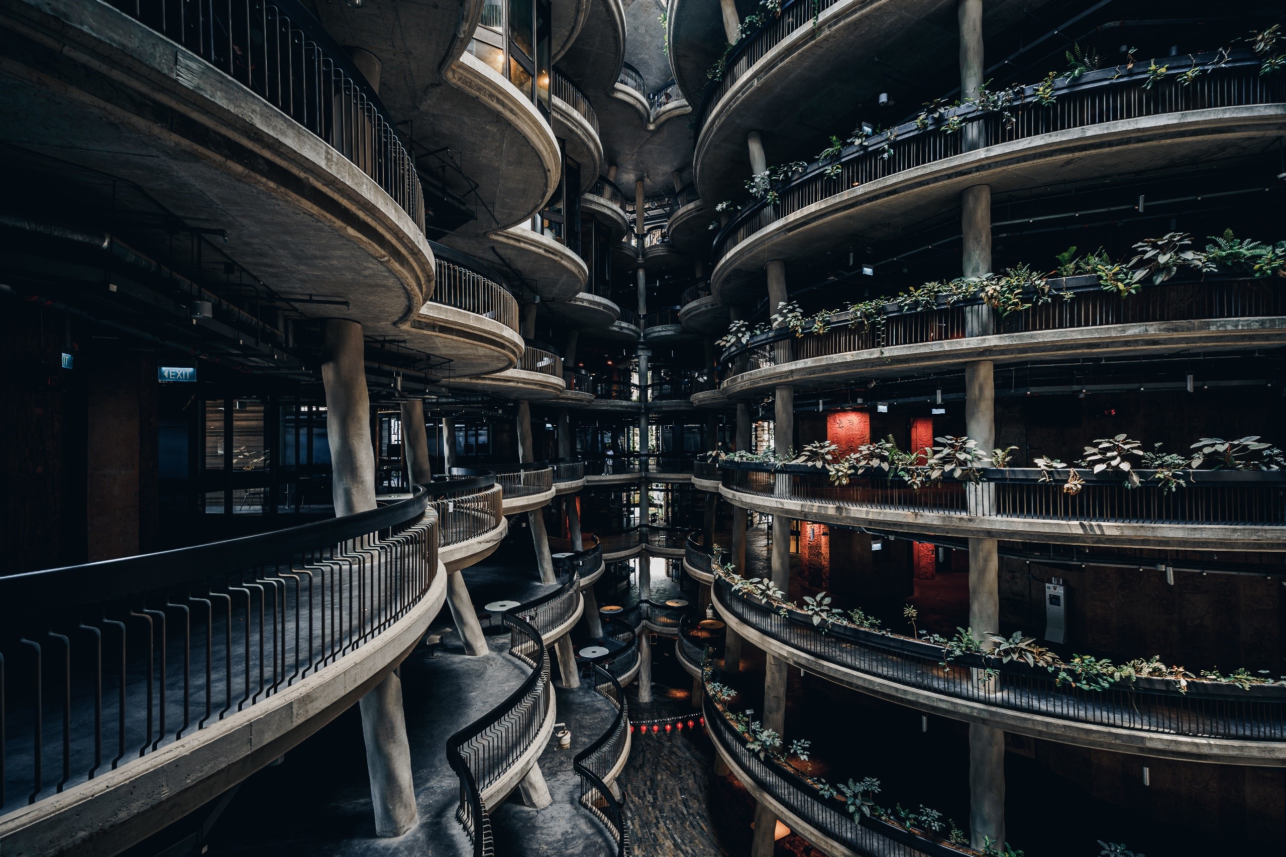 The Hive building in Singapore HD Wallpaper