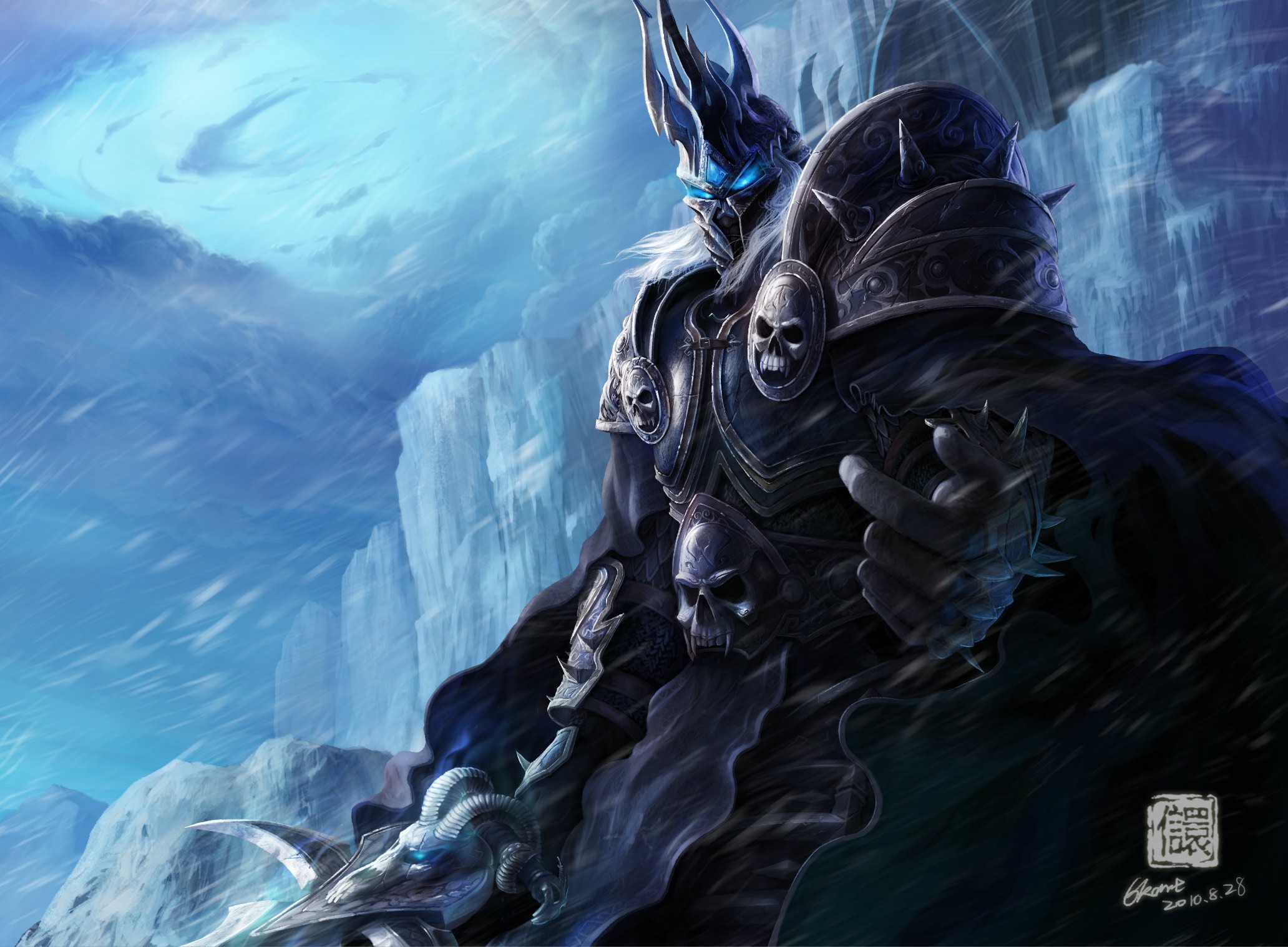 The Lich King from World of Warcraft HD Wallpaper