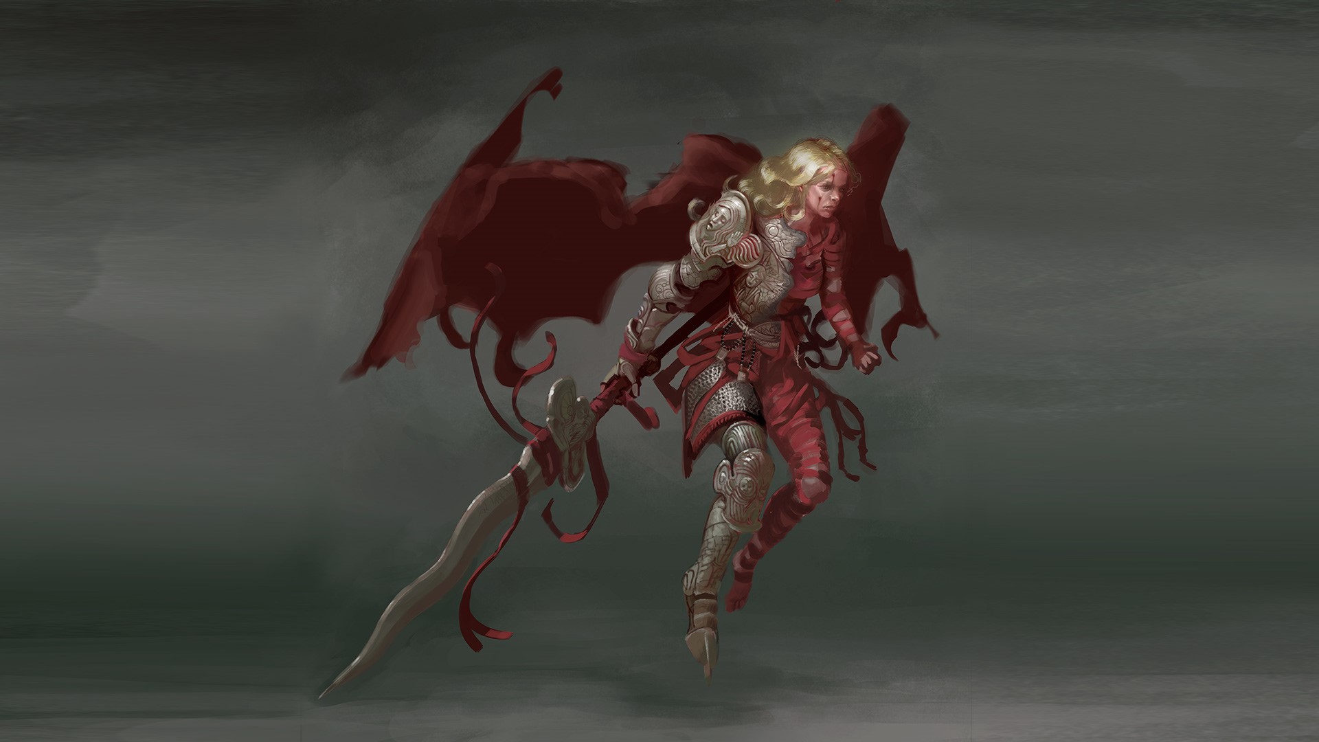 Perpetva from Blasphemous, artwork of the Anointed Legion HD Wallpaper