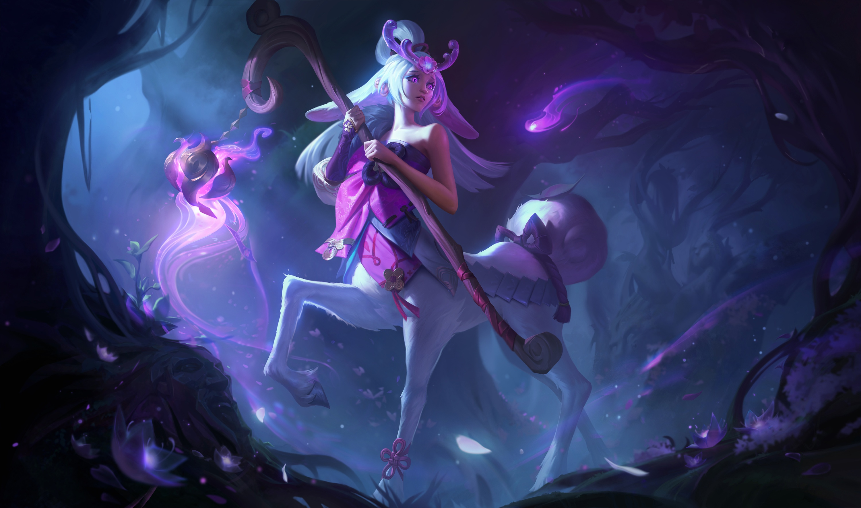 Spirit Blossom Lillia from League of Legends HD Wallpaper