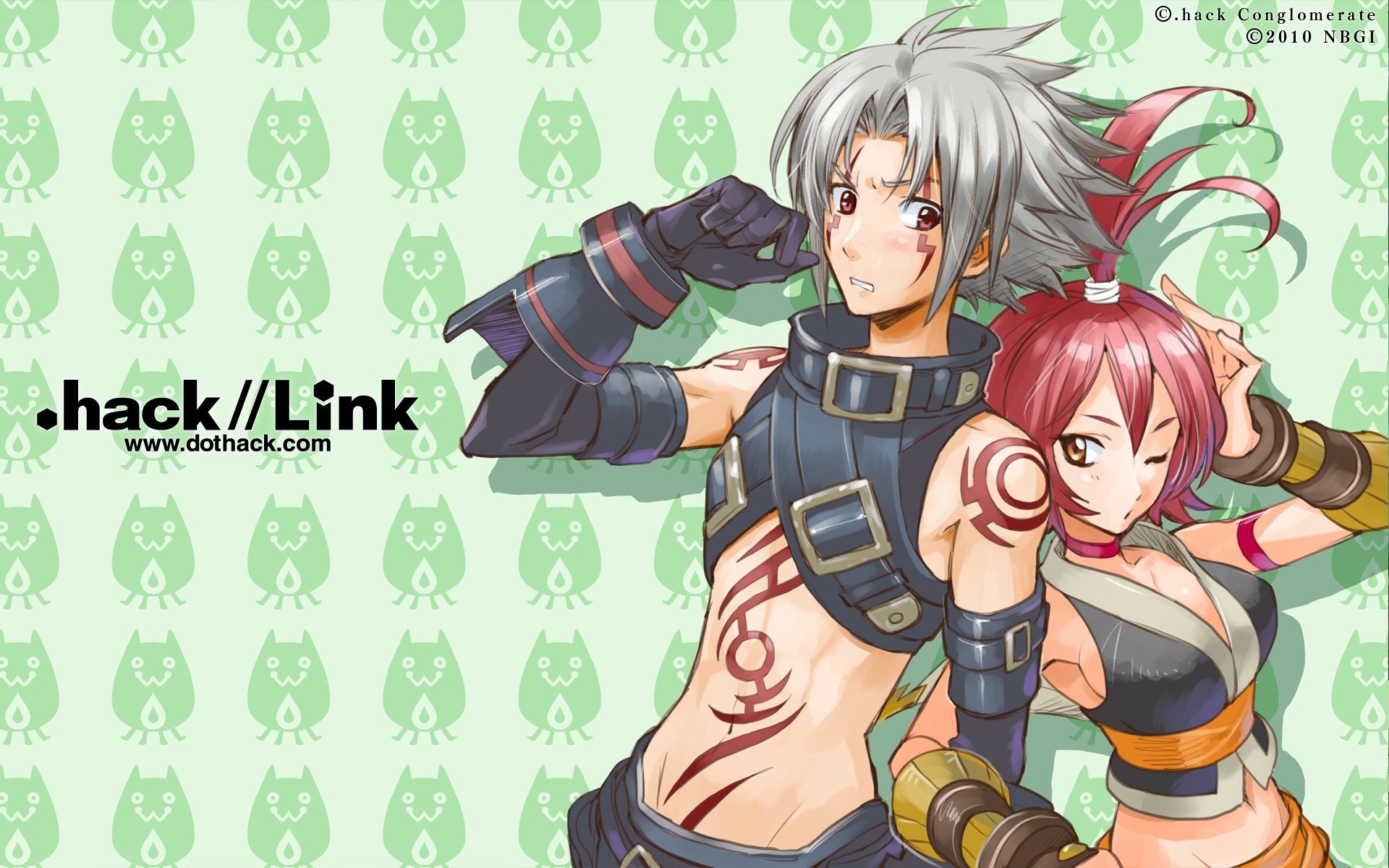Haseo and Alkaid from .hack//G.U. HD Wallpaper