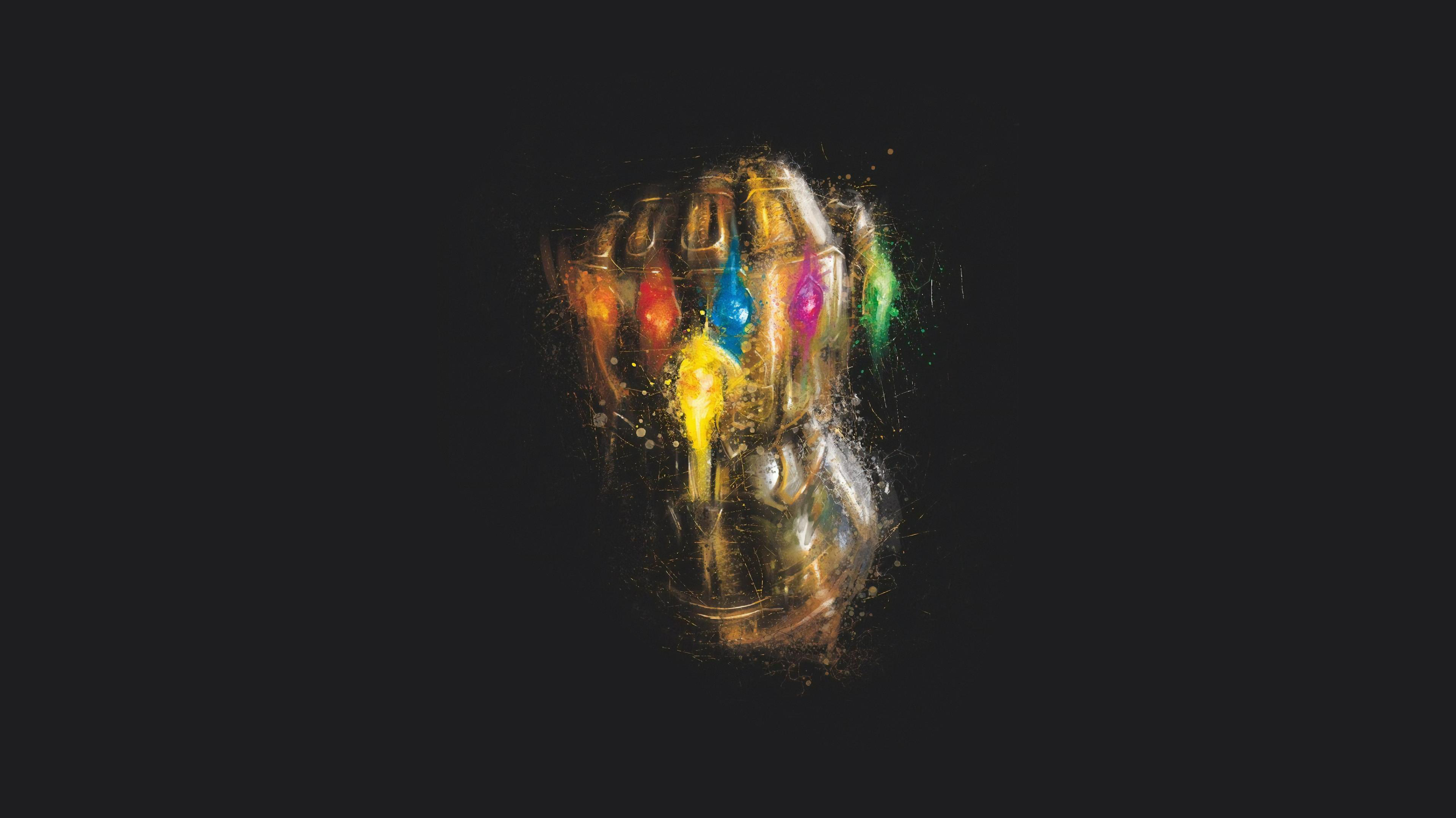 4K Thanos's Infinity Gauntlet HD Wallpaper
