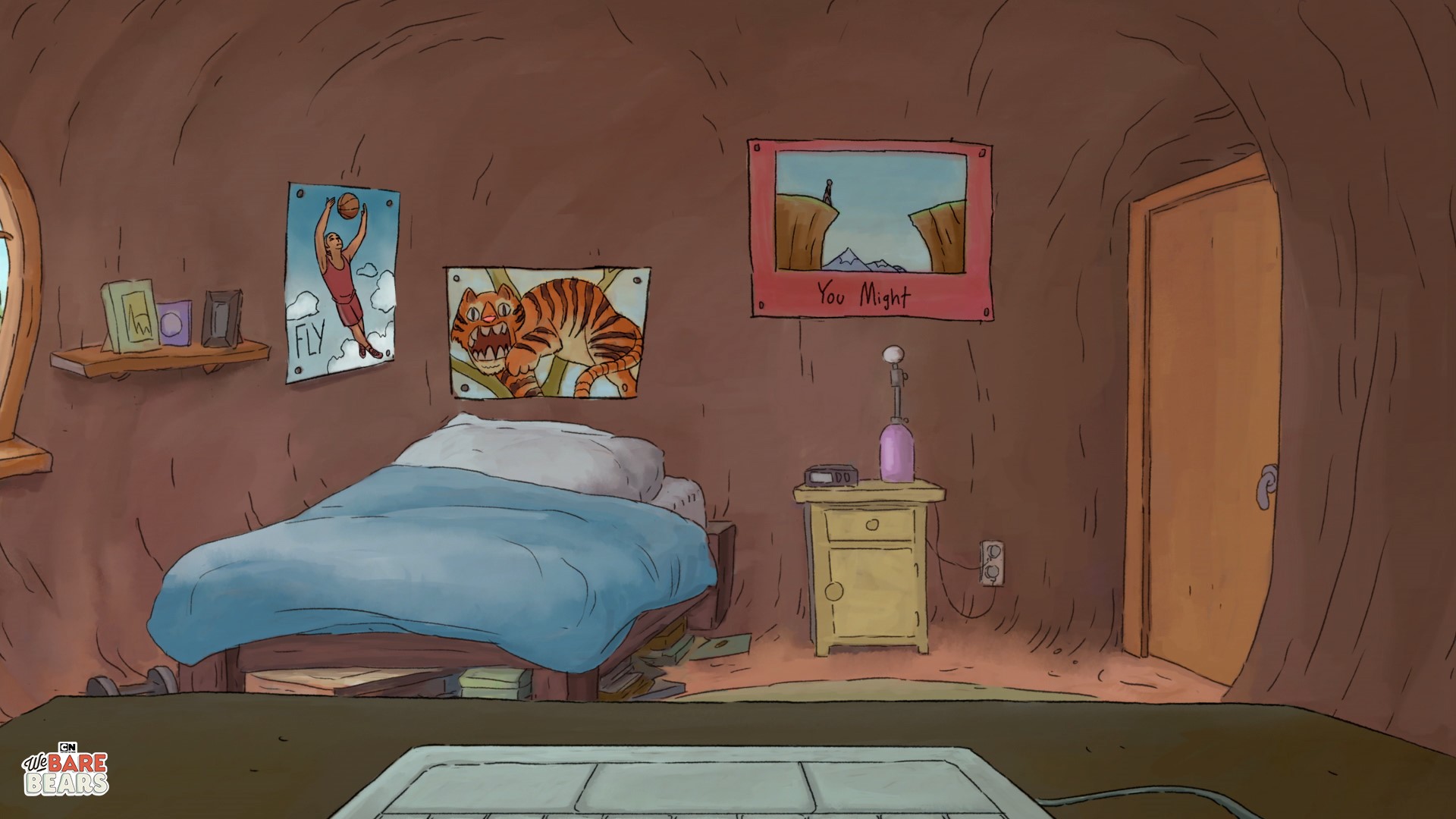 We Bare Bears Cartoon Room Scene HD Wallpaper