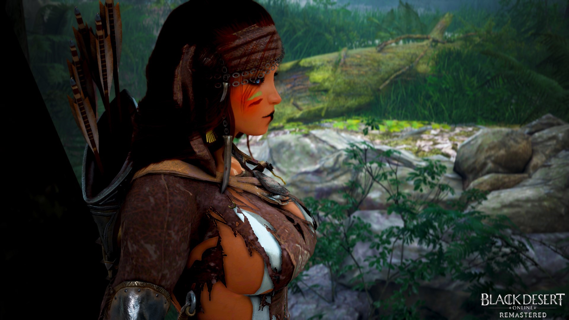 Woman with arrows in Black Desert Online HD Wallpaper