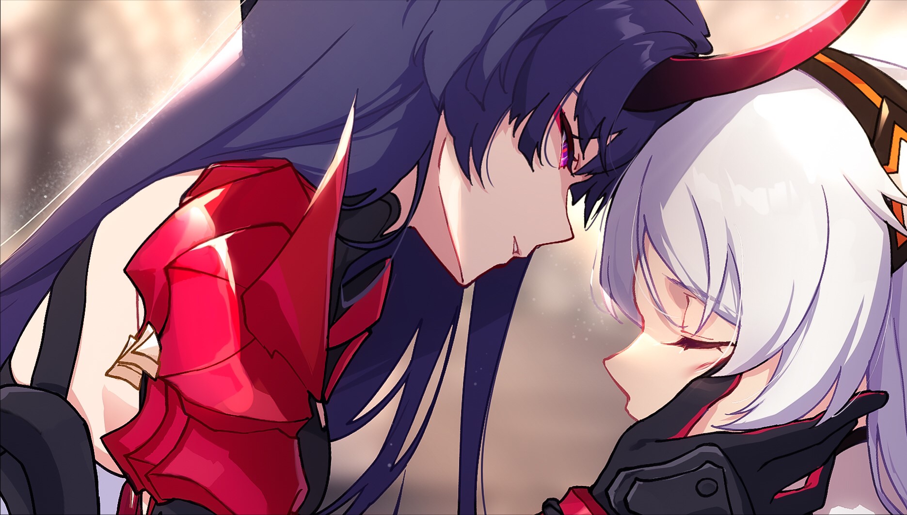 Raiden Mei And Kiana Kaslana Close Portrait Hd Wallpaper Rare Gallery