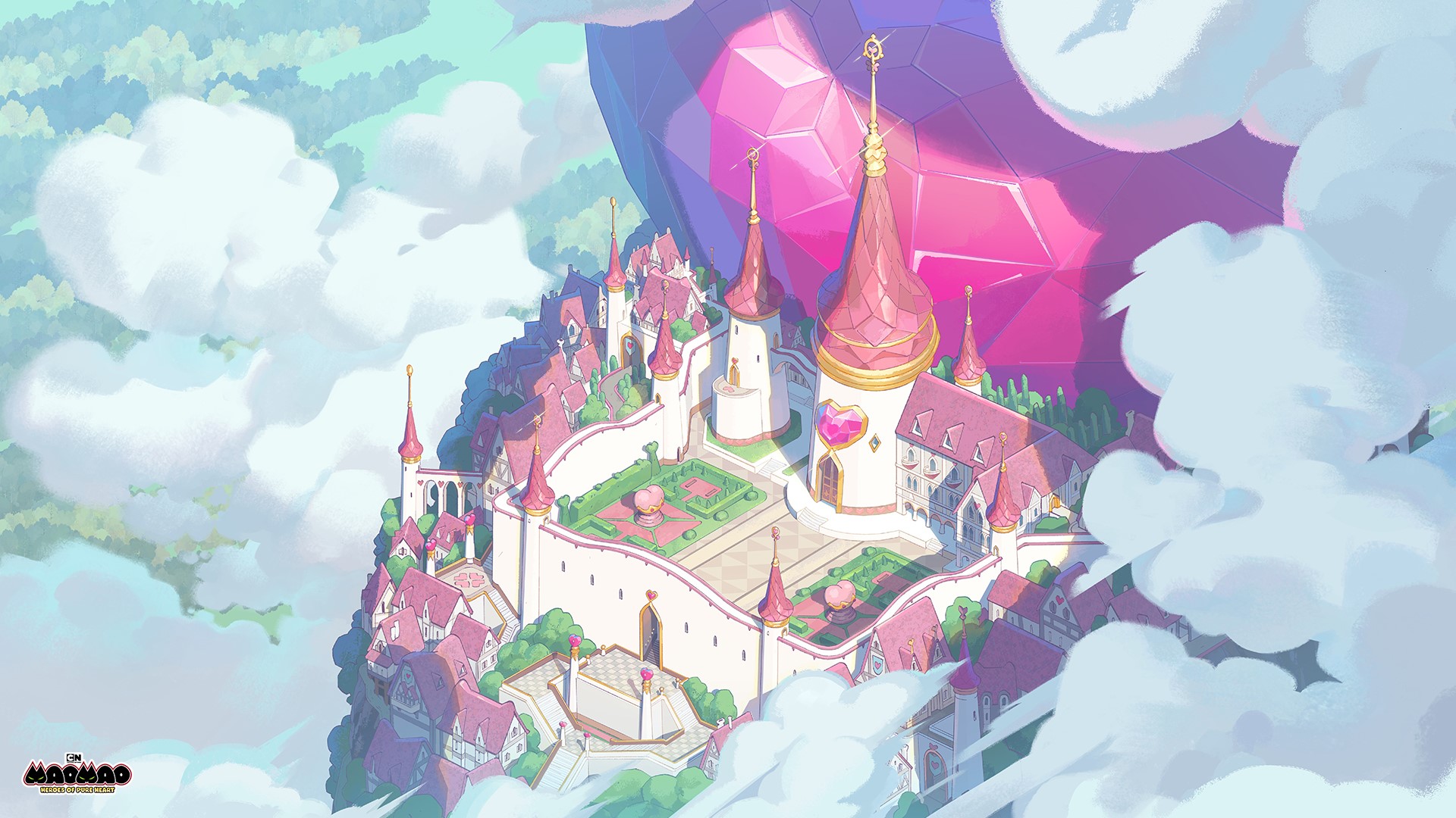 Mao Mao: Heroes of Pure Heart castle in the clouds HD Wallpaper