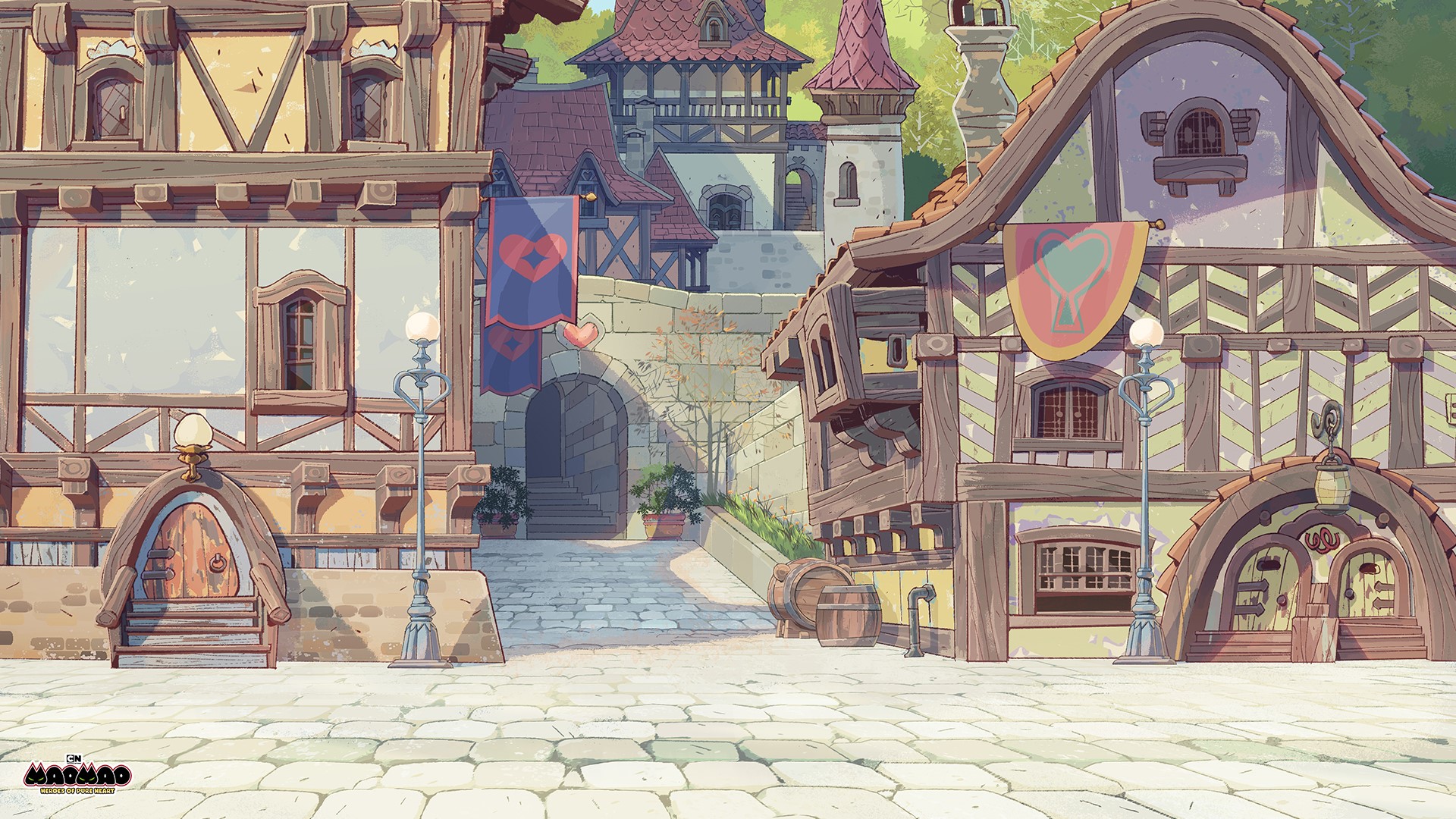 Mao Mao: Heroes of Pure Heart town square HD Wallpaper