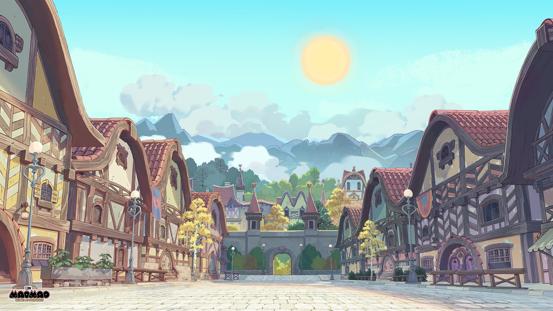Mao Mao: Heroes of Pure Heart town square HD Wallpaper