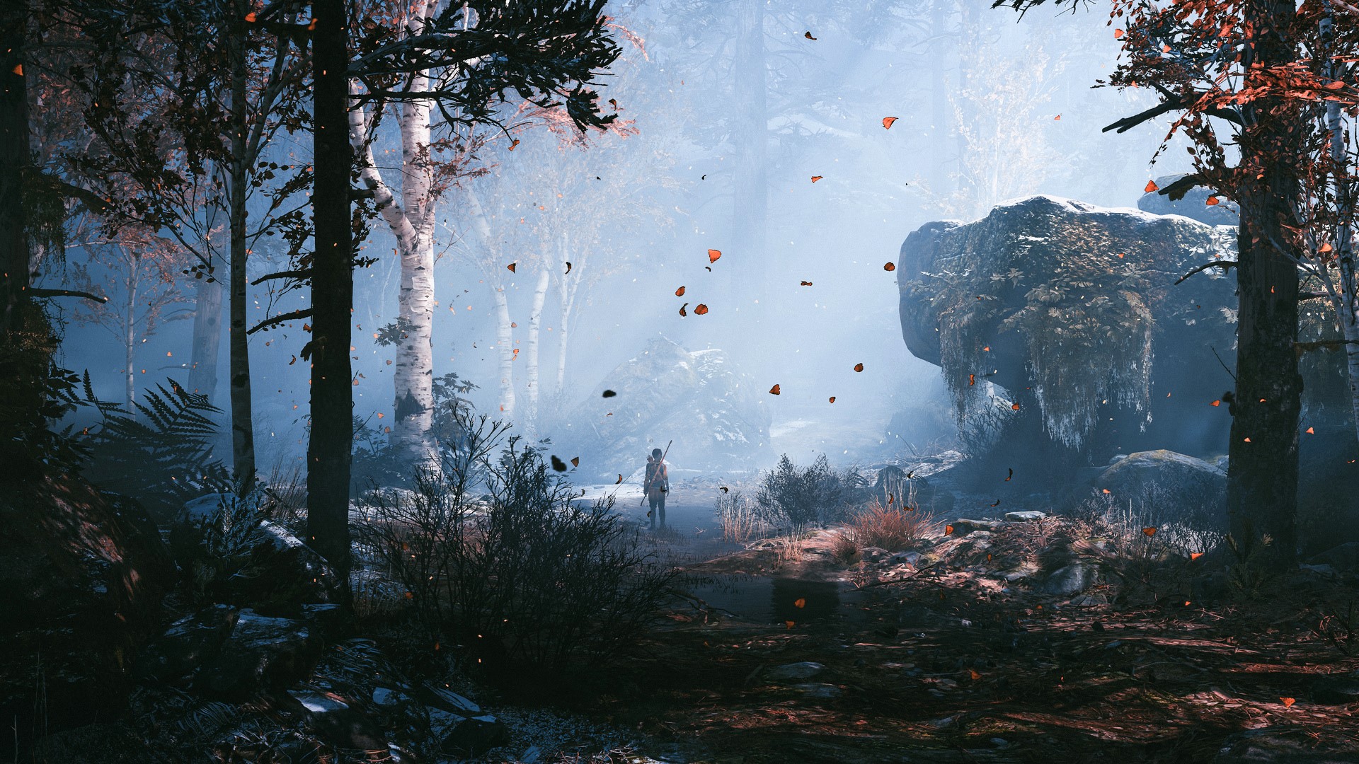 Atreus from God of War (2018) in a forest HD Wallpaper
