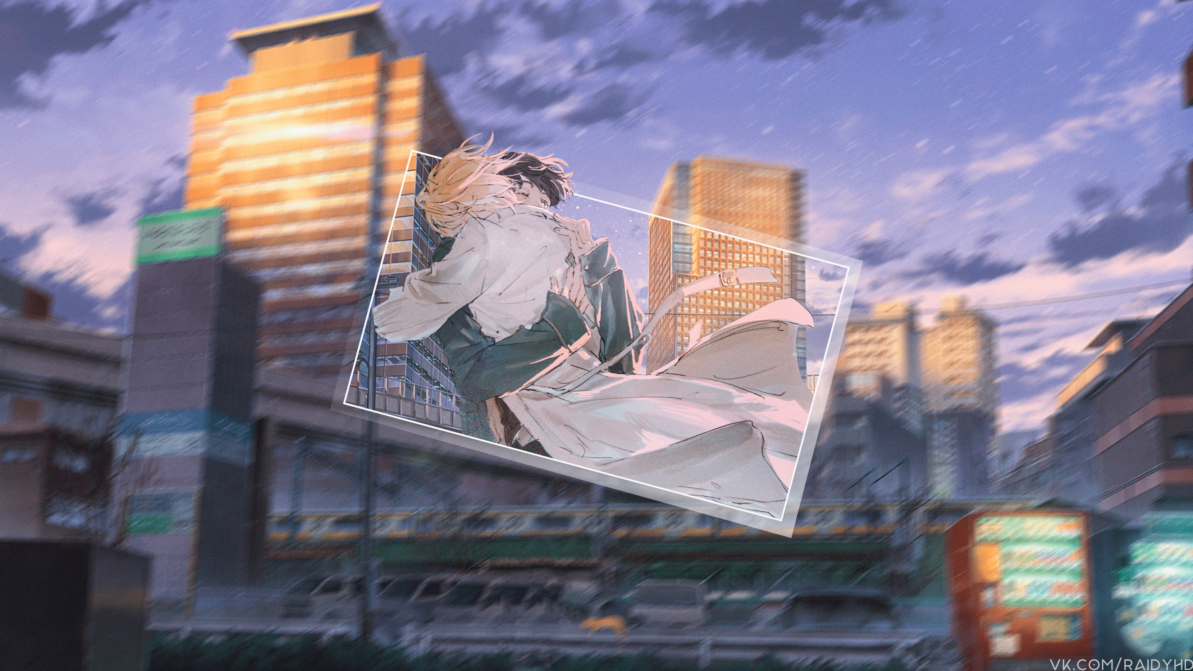 4K BANANA FISH Anime Boys Ash Lynx Scene HD Wallpaper