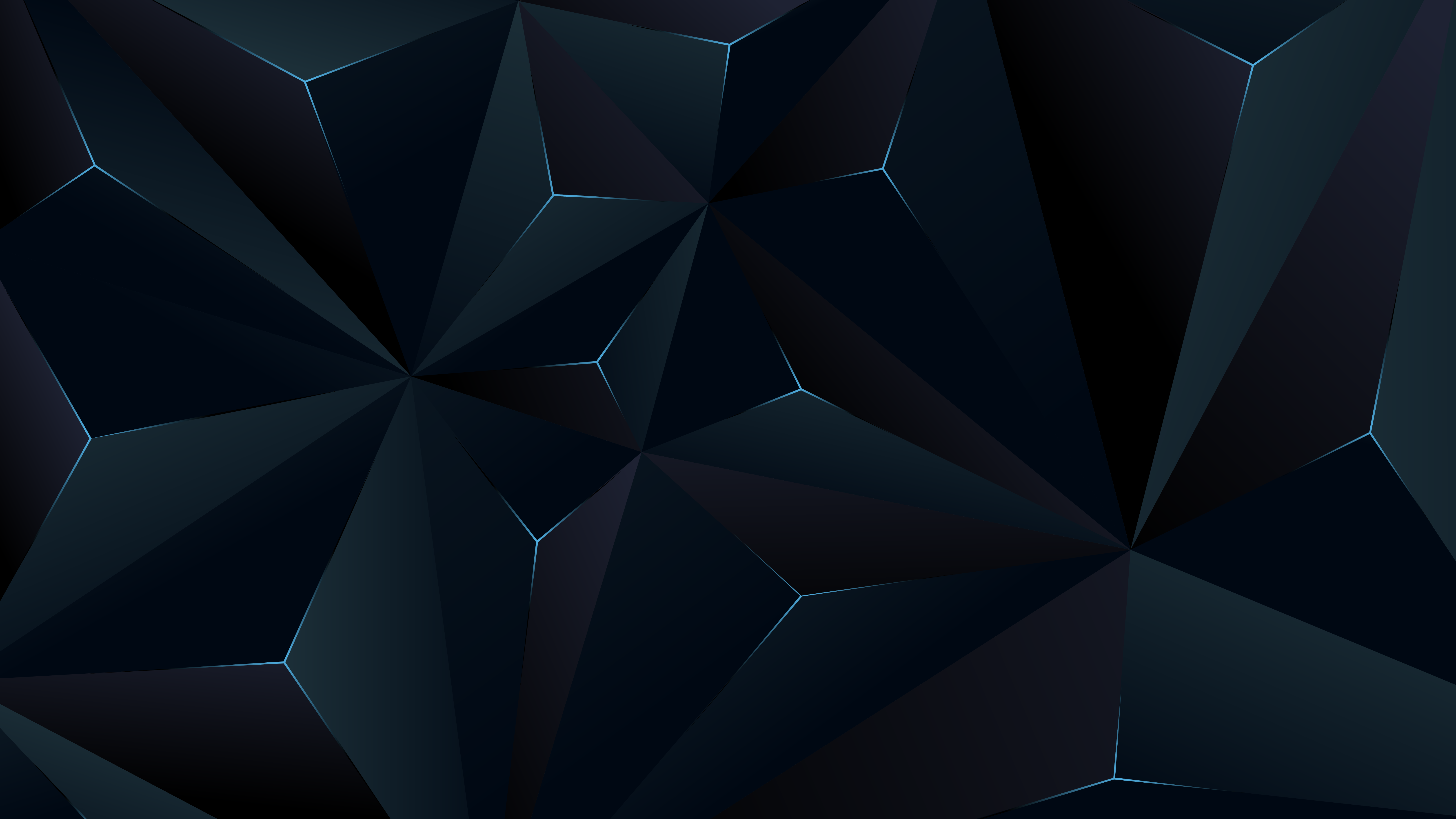 Dark abstract 3D triangle texture HD Wallpaper