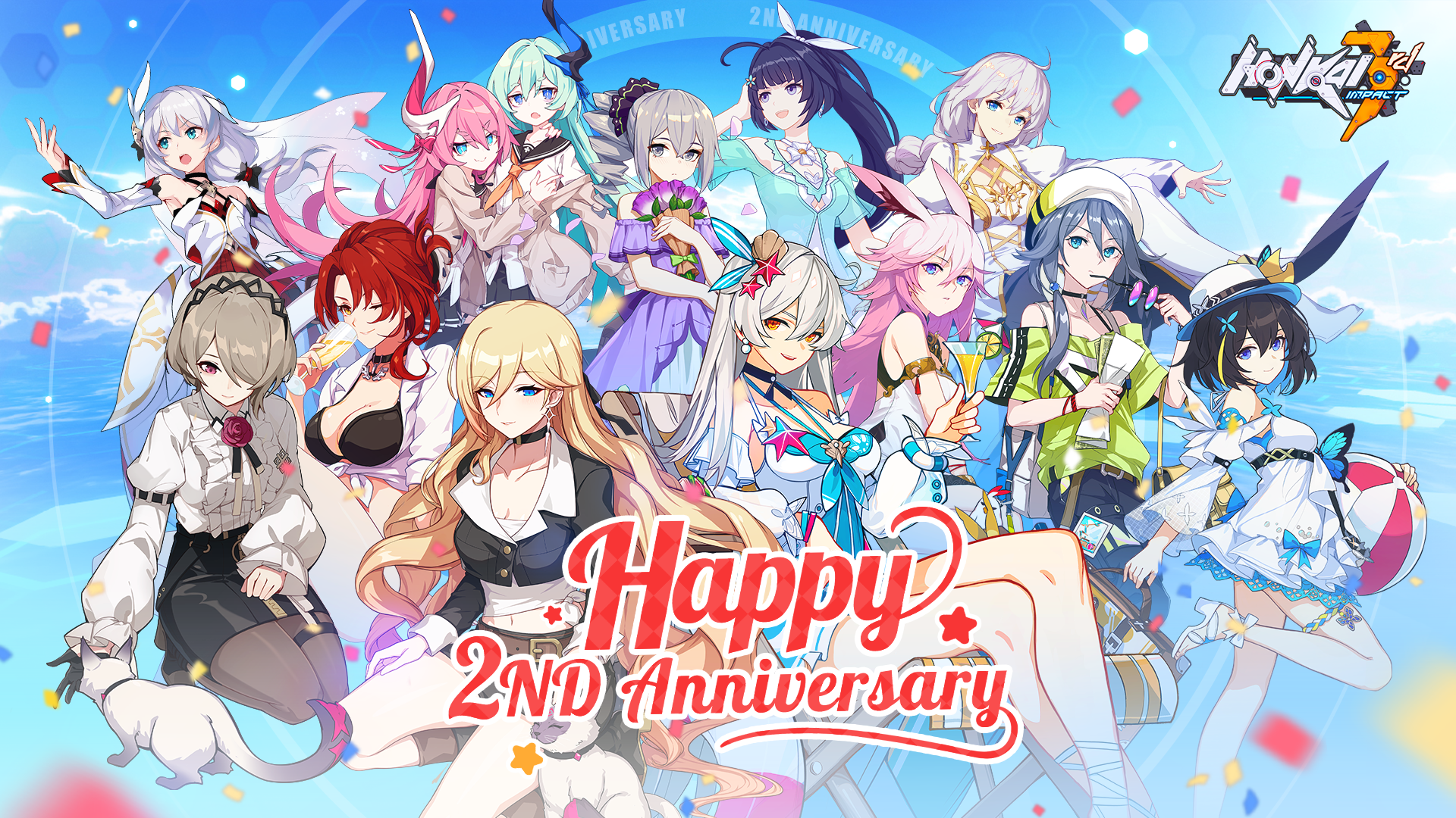 Honkai Impact 3rd 2nd Anniversary Artwork HD Wallpaper