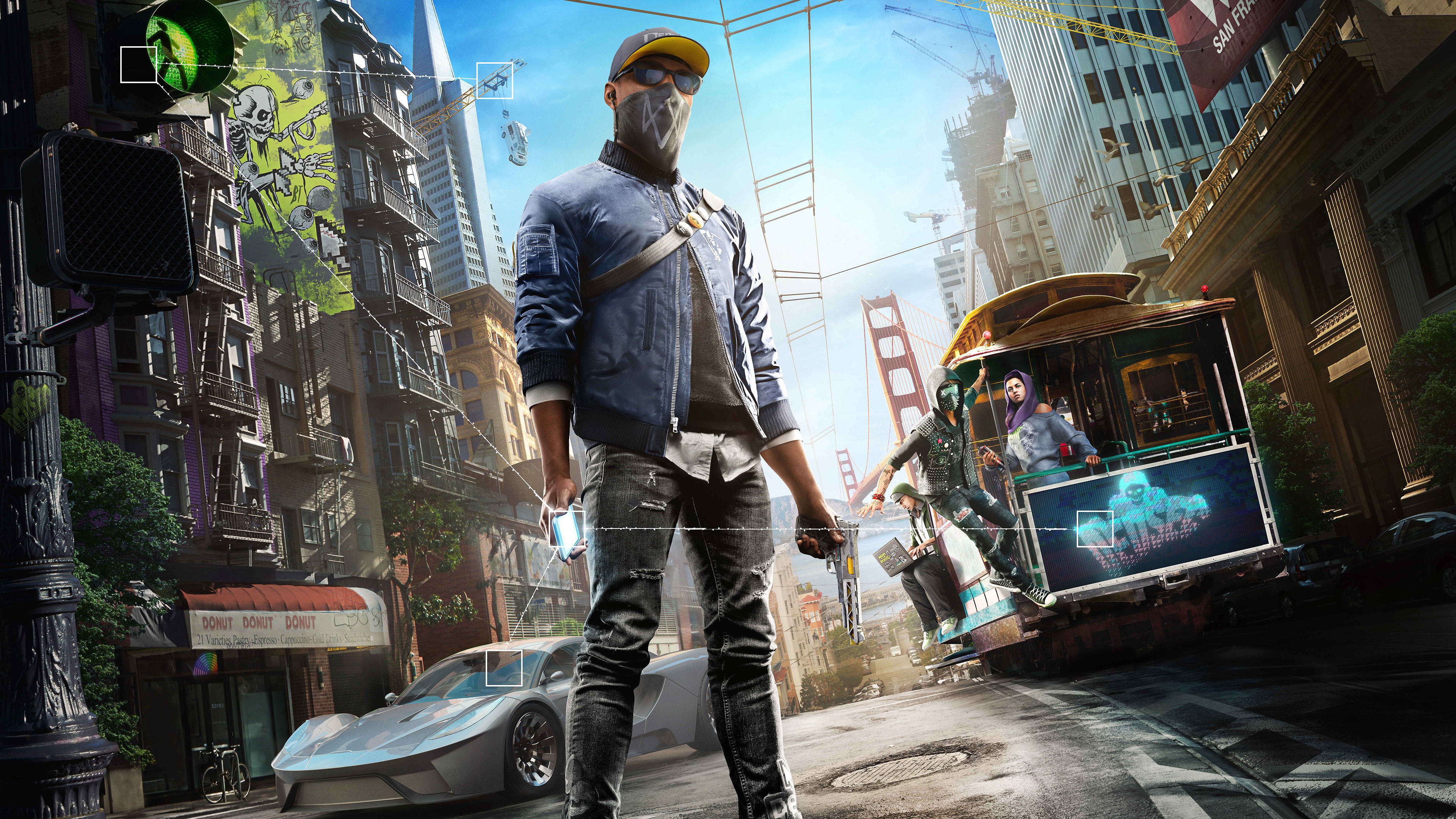 Marcus Holloway from Watch Dogs 2 in San Francisco HD Wallpaper