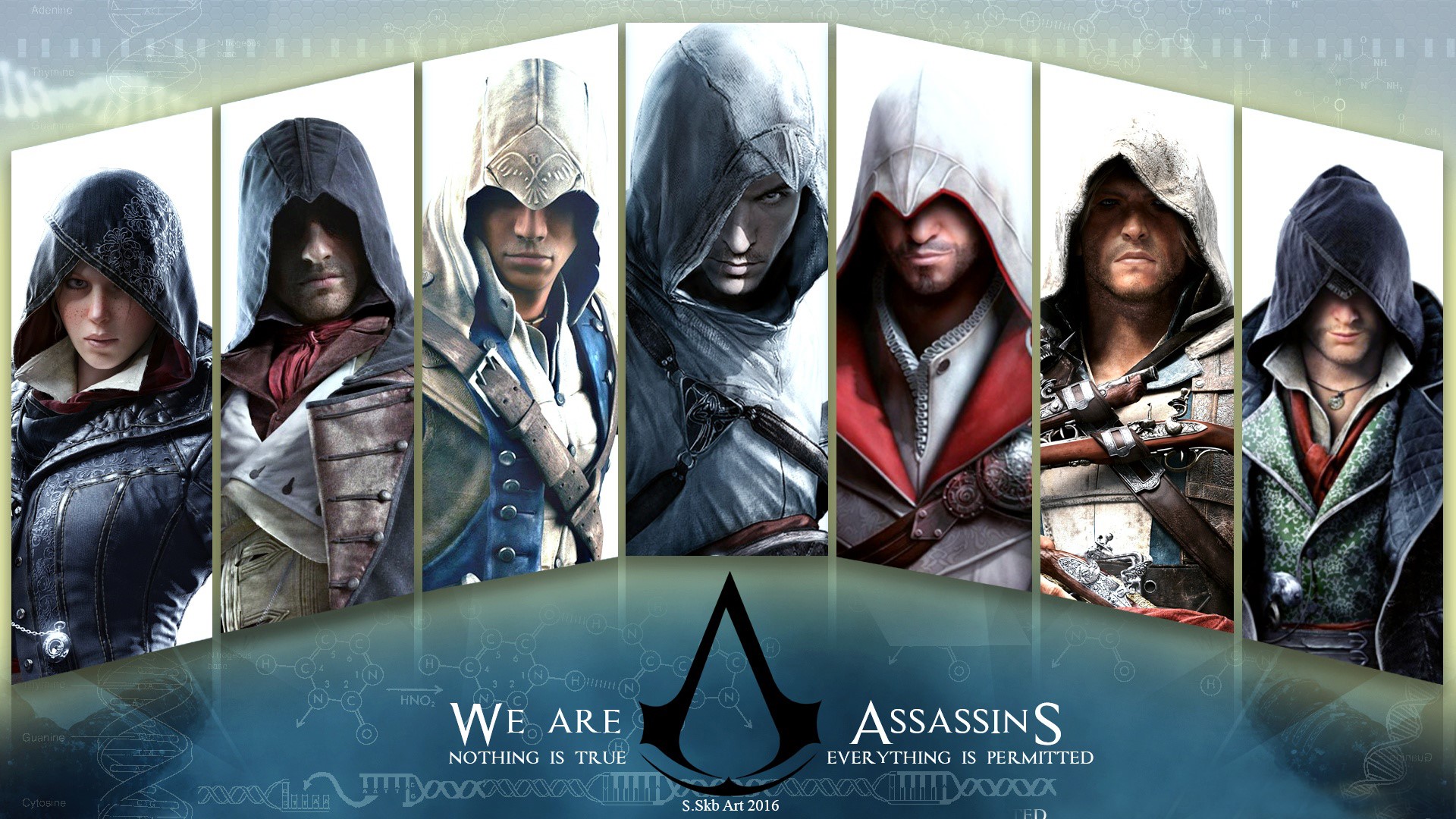 Assassins from Assassins Creed franchise HD Wallpaper