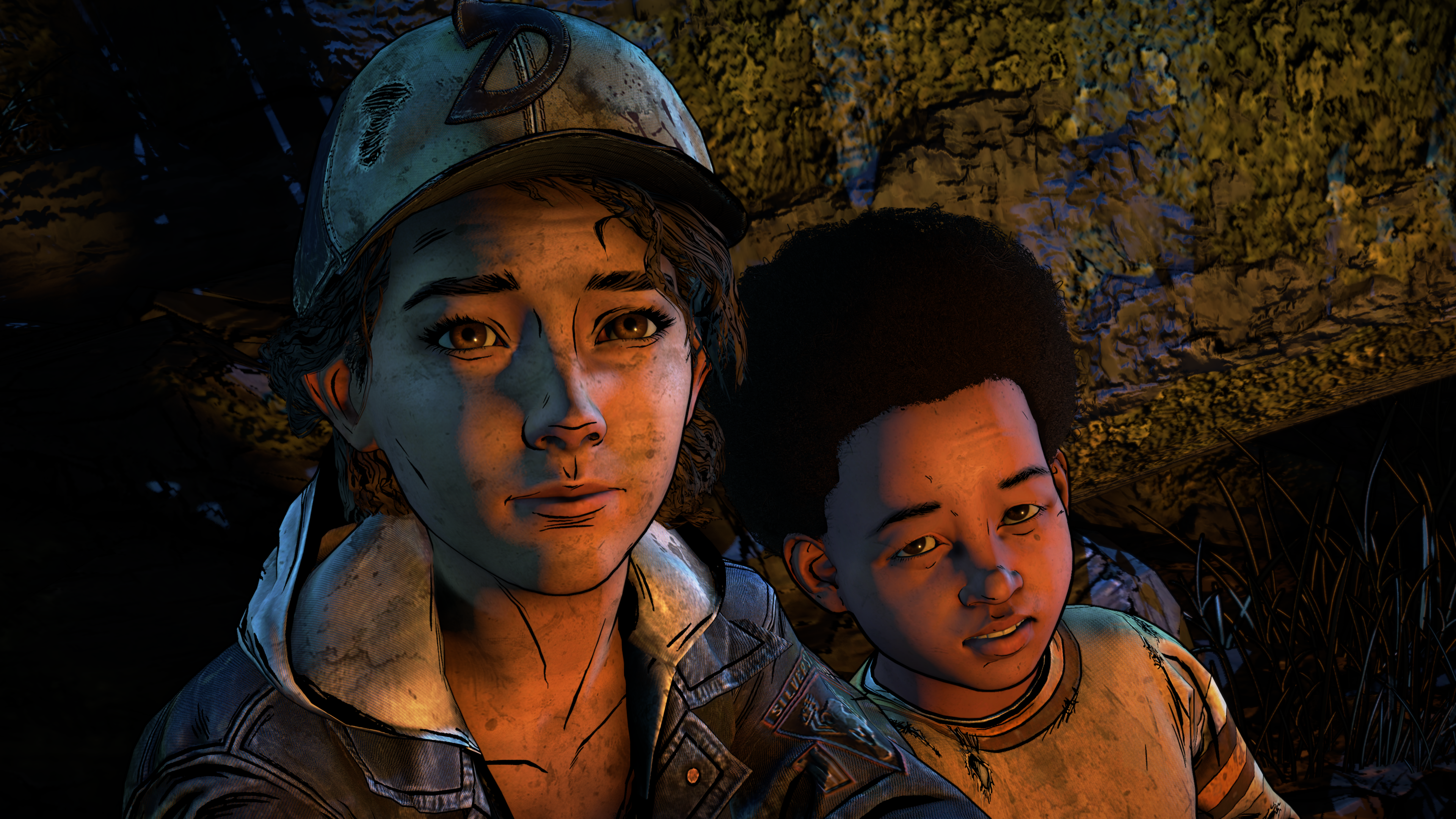Clementine and AJ from The Walking Dead: A Telltale Games Series HD Wallpaper