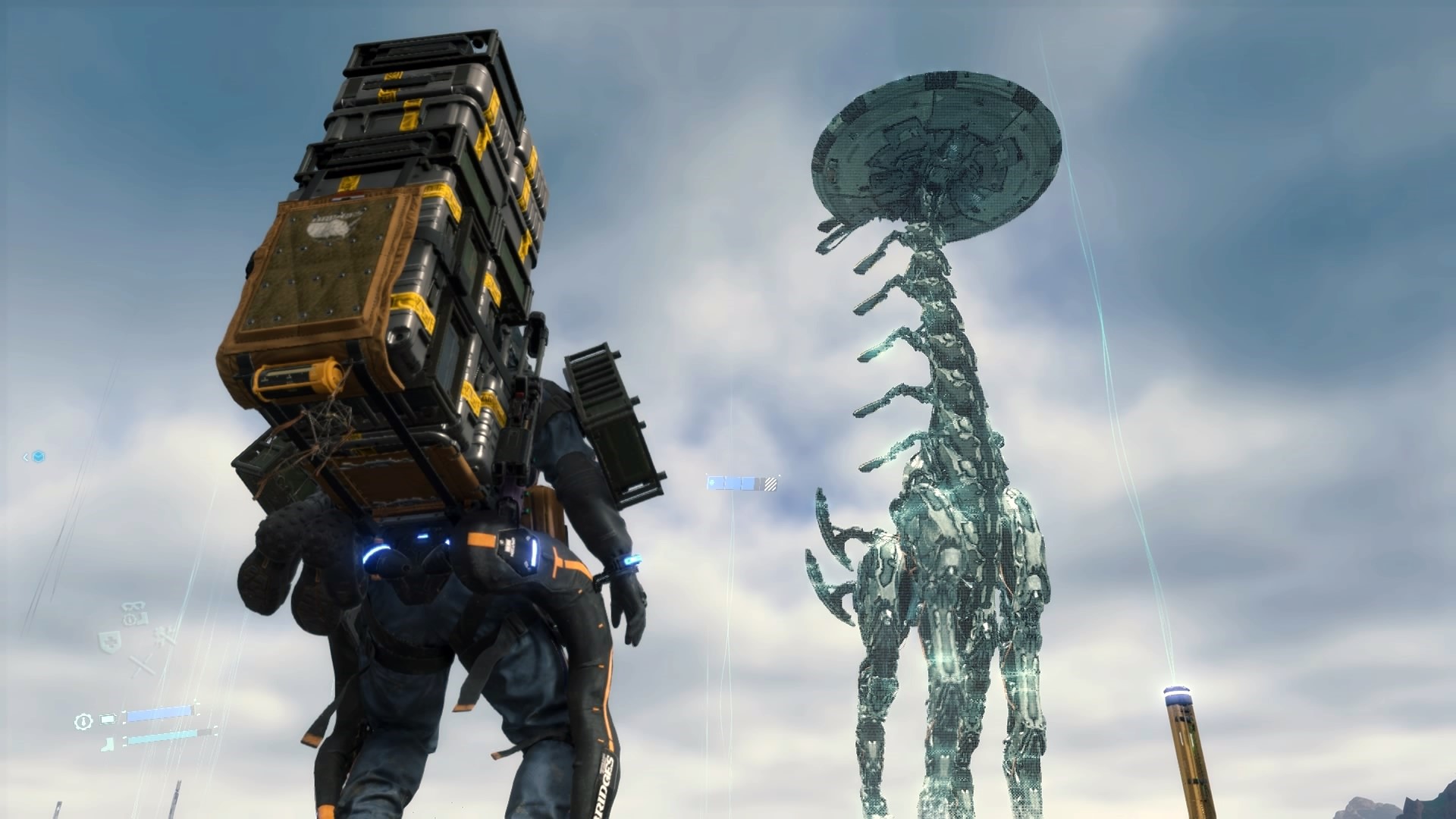 Sam Porter Bridges with a Tallneck from Horizon Zero Dawn HD Wallpaper
