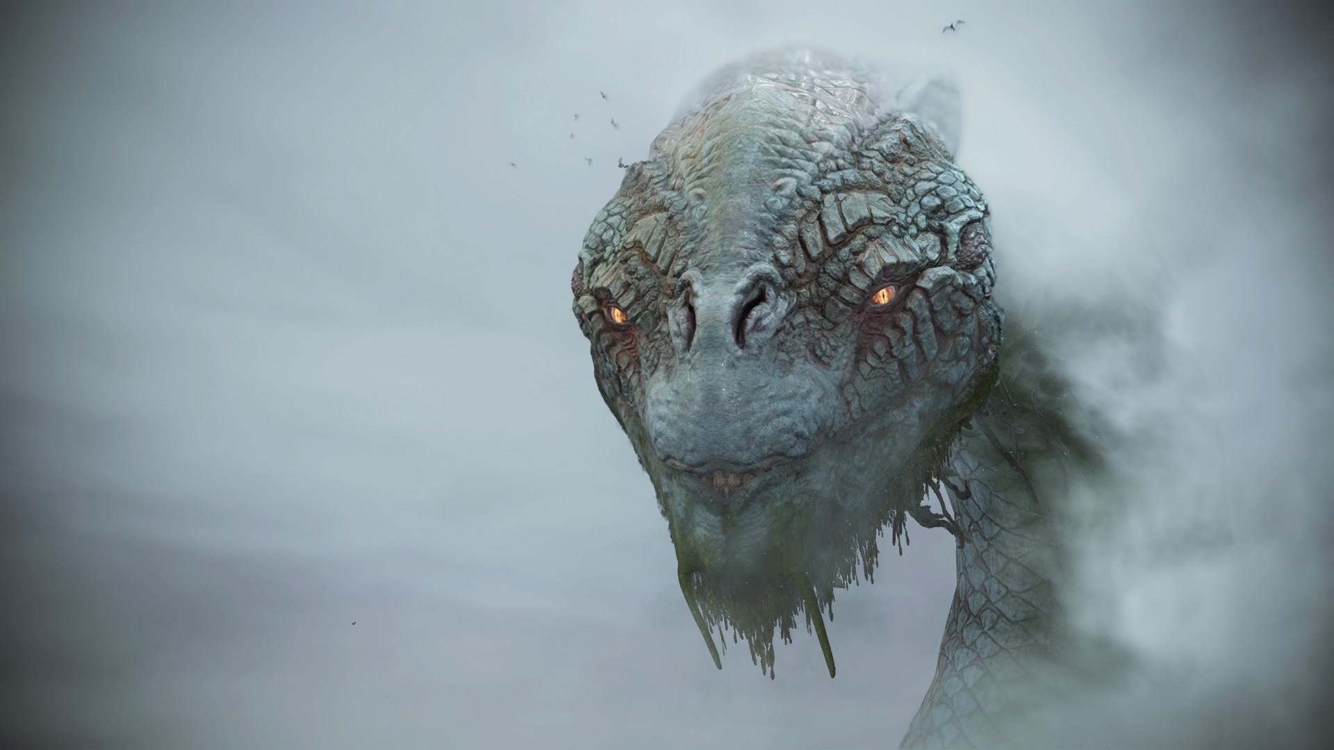 The World Serpent Jörmungandr from God of War (2018) HD Wallpaper