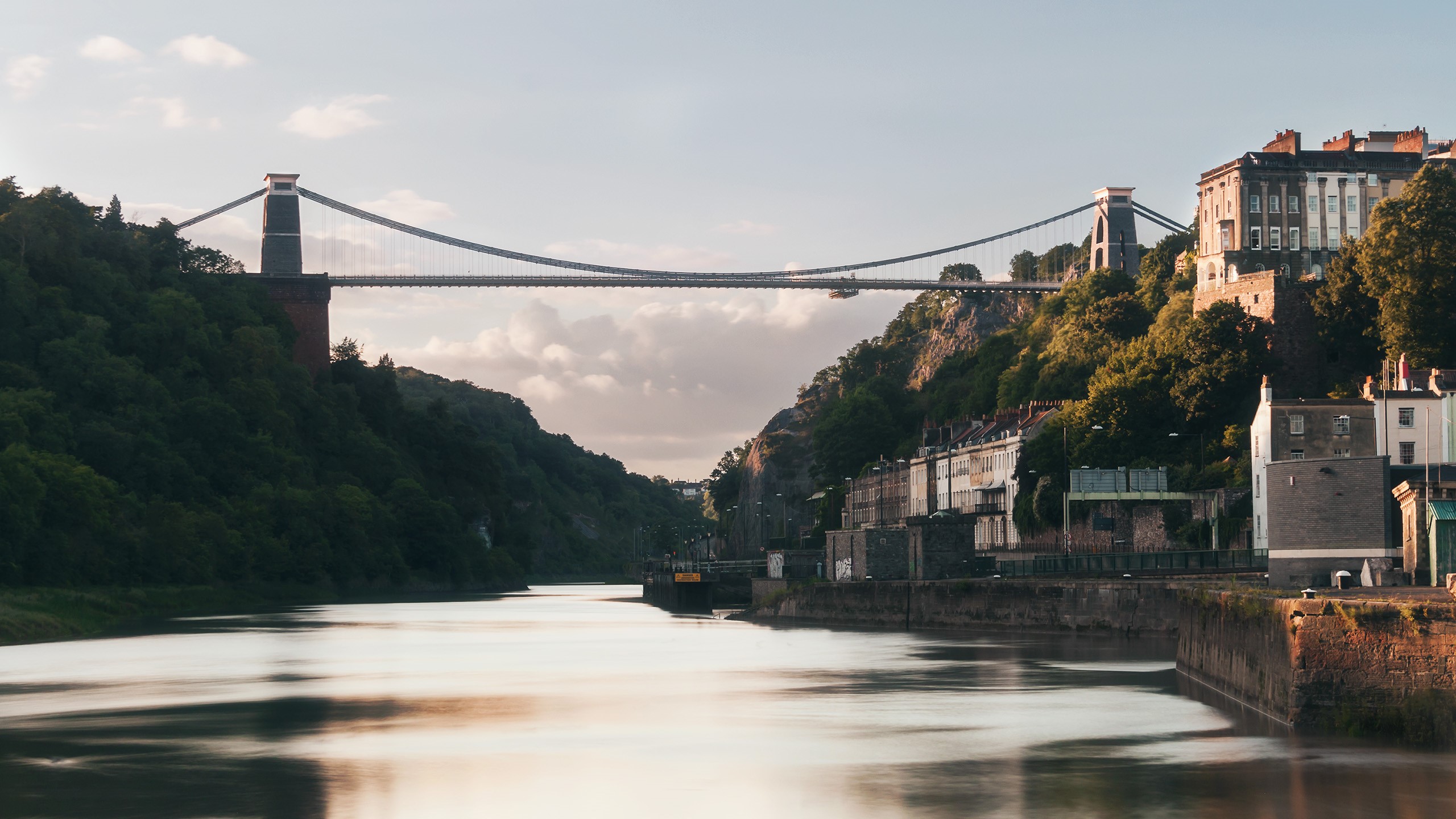 Clifton Suspension Bridge over River Avon, Bristol HD Wallpaper