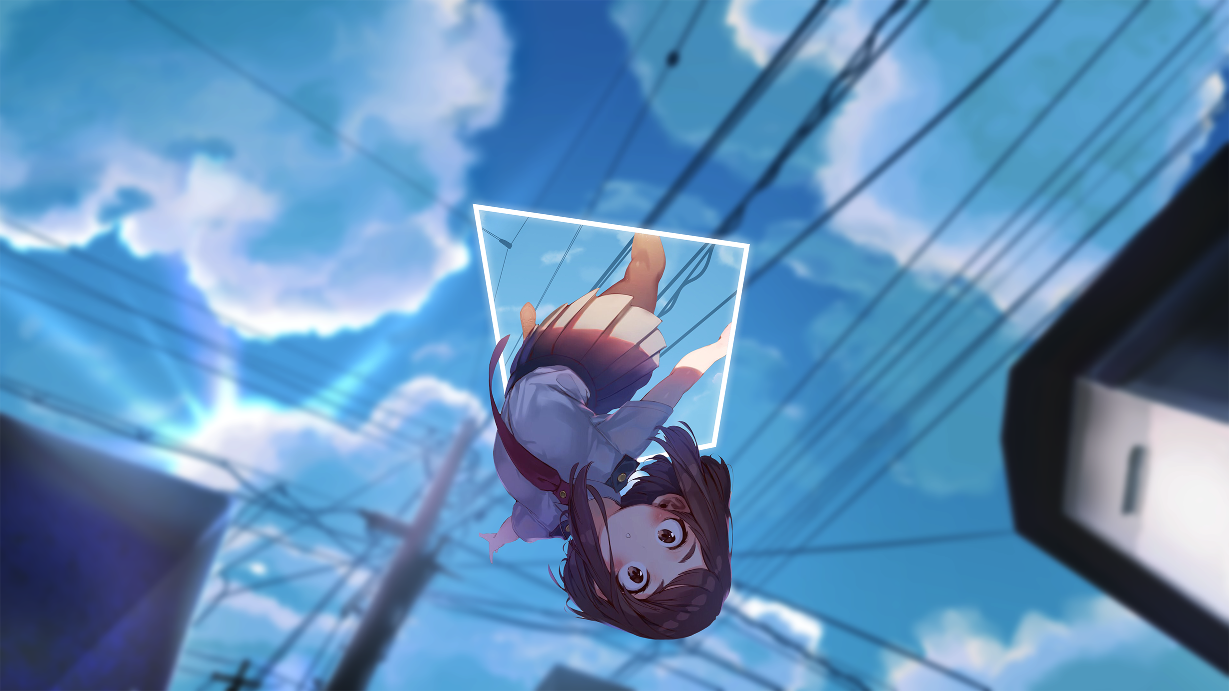 Ochako Uraraka from Boku no Hero Academia falling HD Wallpaper