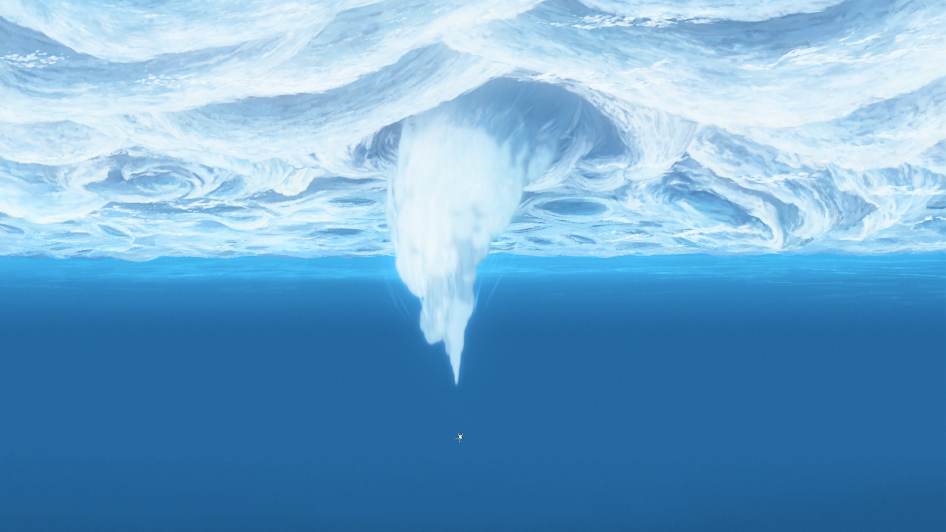 Tenki no Ko: Underwater Ice Formation HD Wallpaper