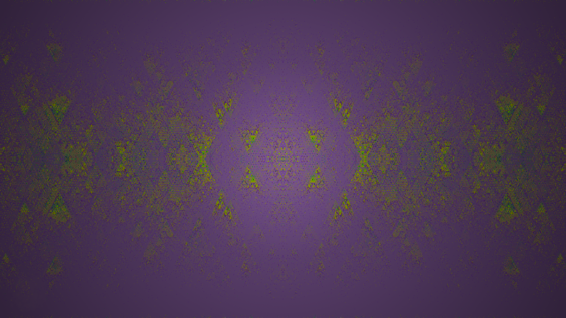 Abstract fractal pattern with purple and green colors HD Wallpaper