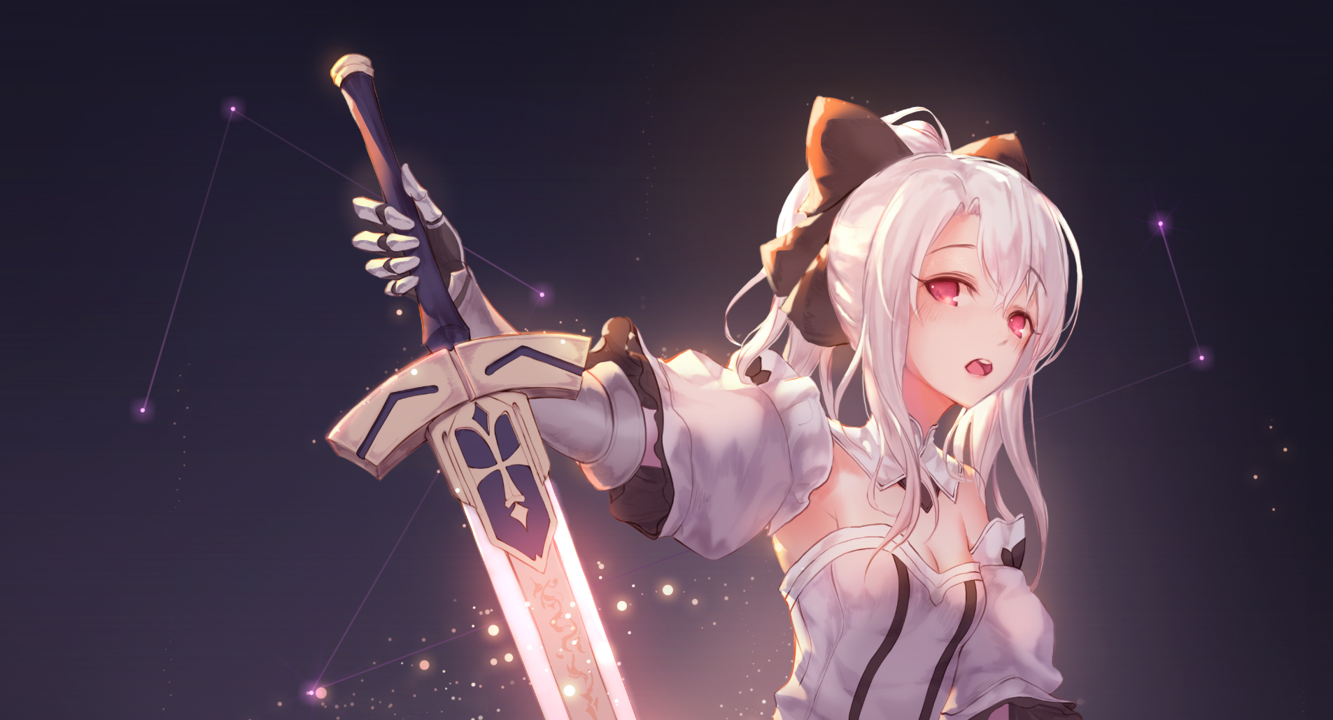 Illyasviel von Einzbern from Fate/kaleid liner Prisma Illya with sword HD Wallpaper