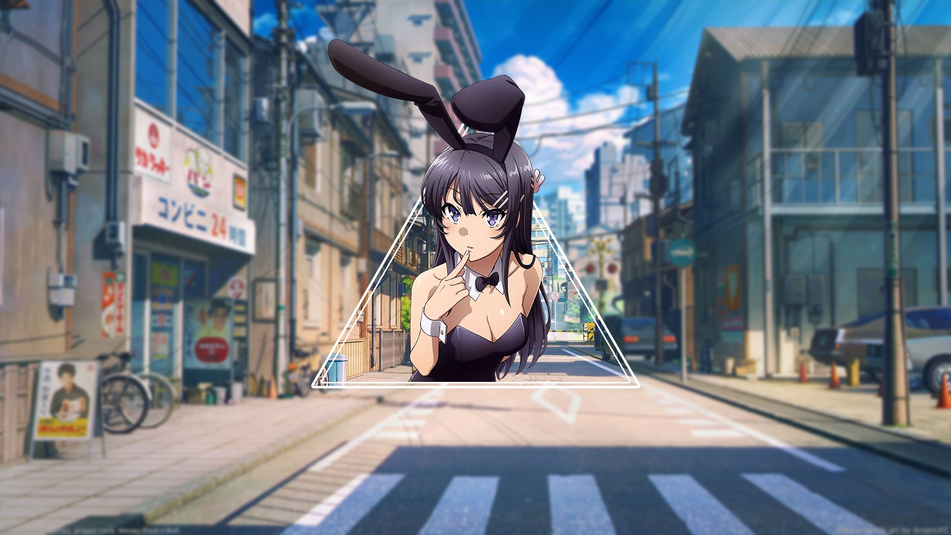 Sakurajima Mai from Seishun Buta Yarou wa Bunny Girl Senpai no Yume wo Minai HD Wallpaper