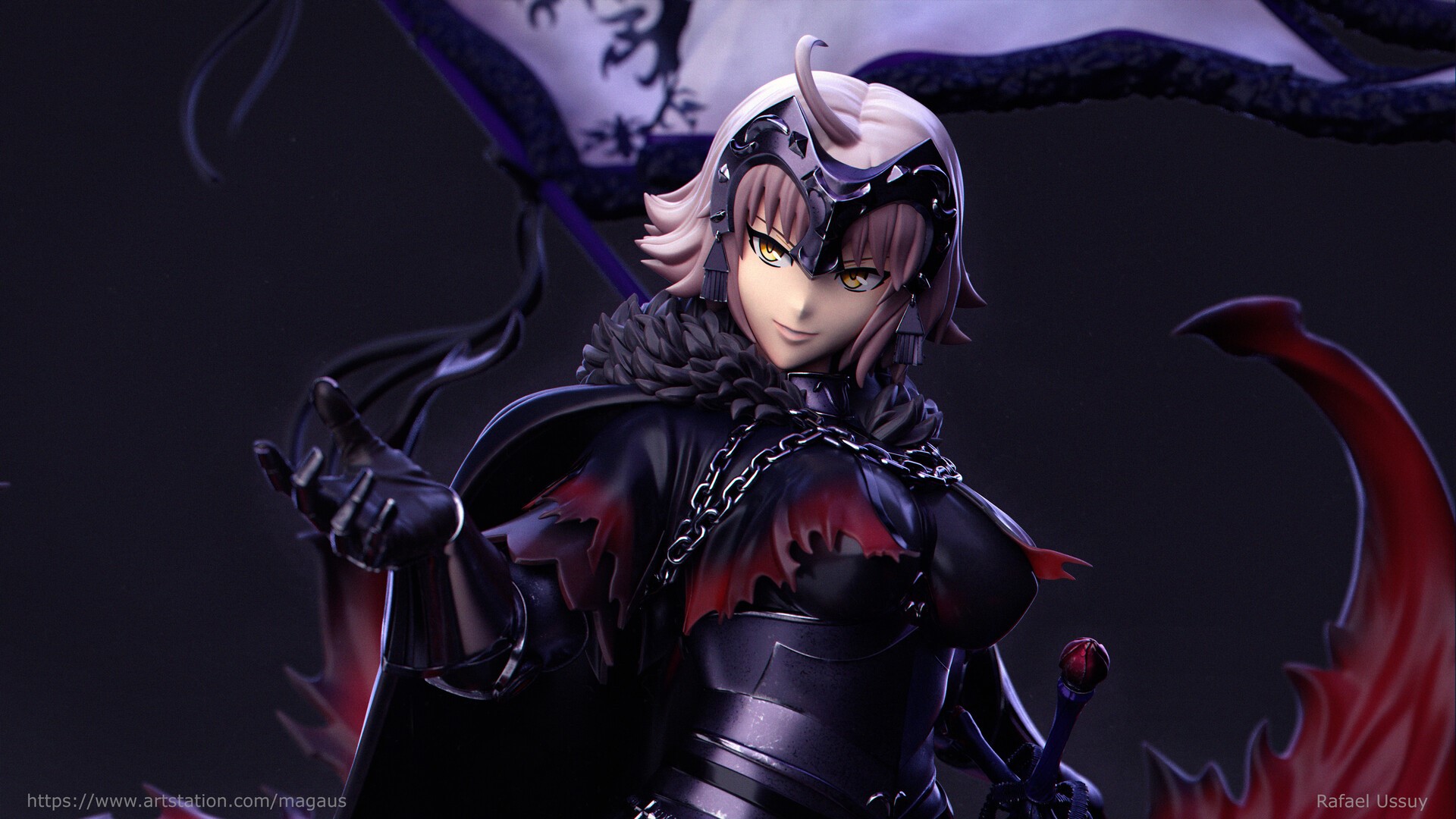 Jeanne d'Arc (Alter) from Fate/Grand Order HD Wallpaper